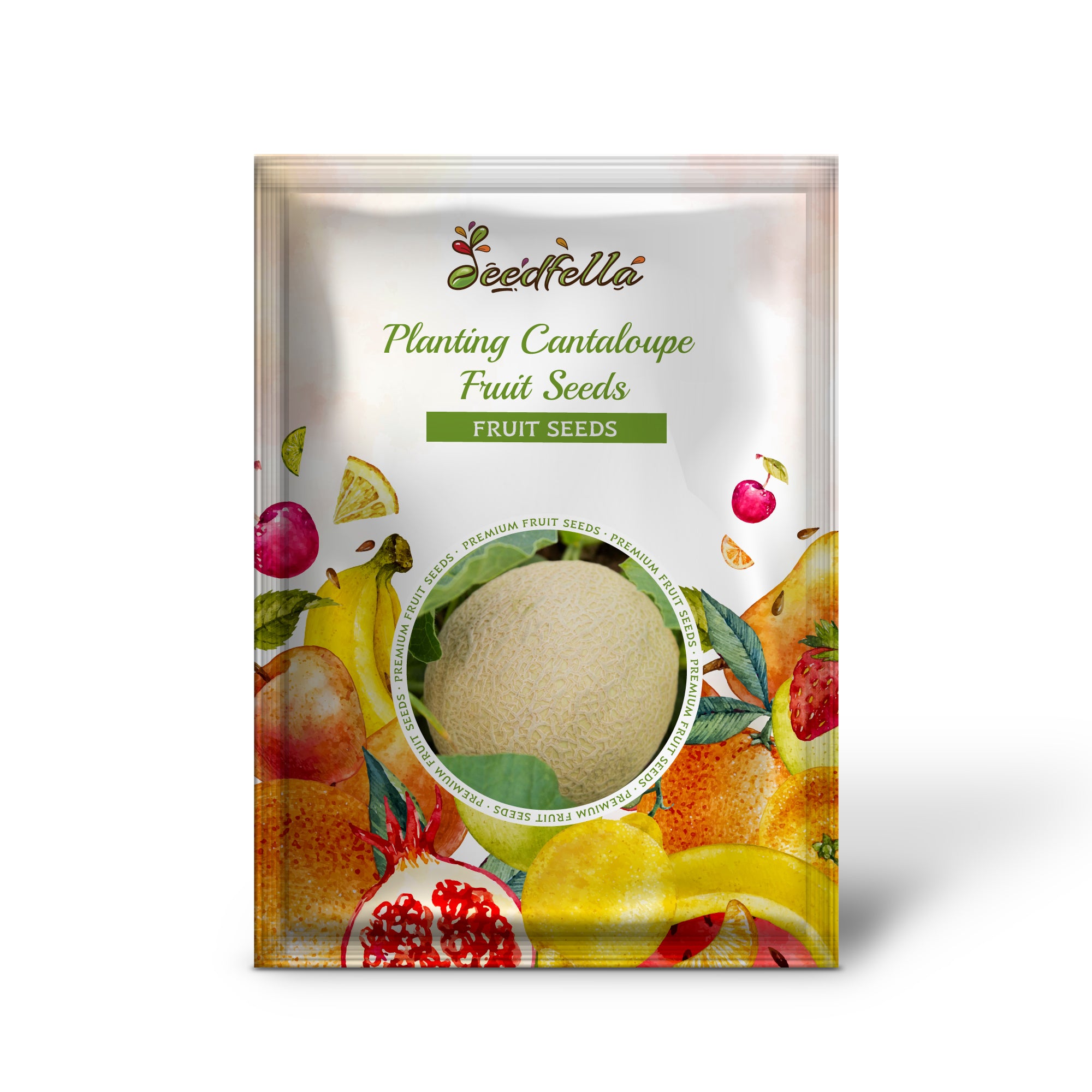 Harvested Yellow Cantaloupes, Sweet and Juicy Melons Ready for Eating