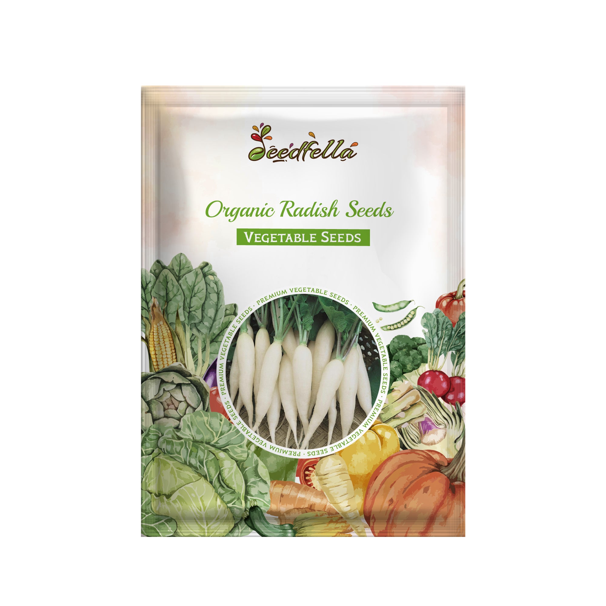 Certified Organic Radish seeds