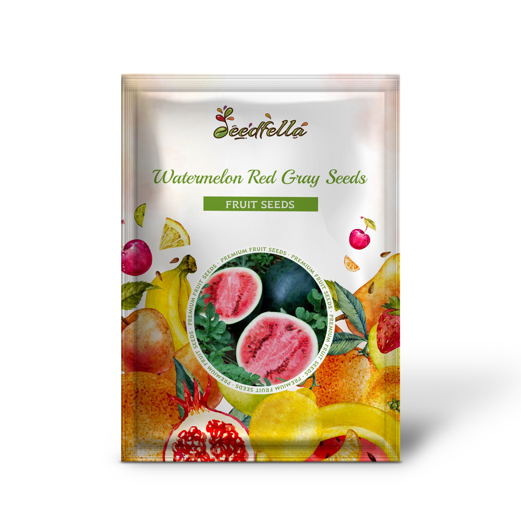 Citrullus lanatus Red Gray Watermelon seeds for home gardening