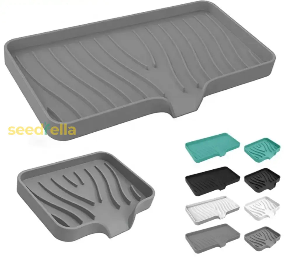 Colorful Silicone Soap Dish With Self-Draining Design – Ideal For Bathroom & Shower Garden Tools