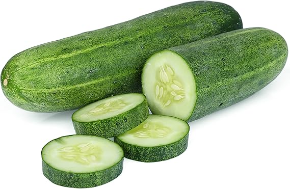 Compact cucumber plant seeds for containers