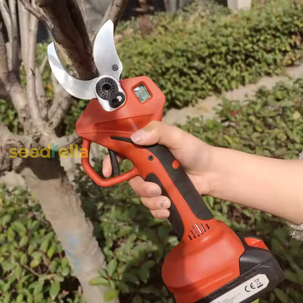 Cordless Lithium Electric Pruning Shears – Powered Branch Scissors For Trees Garden Tools