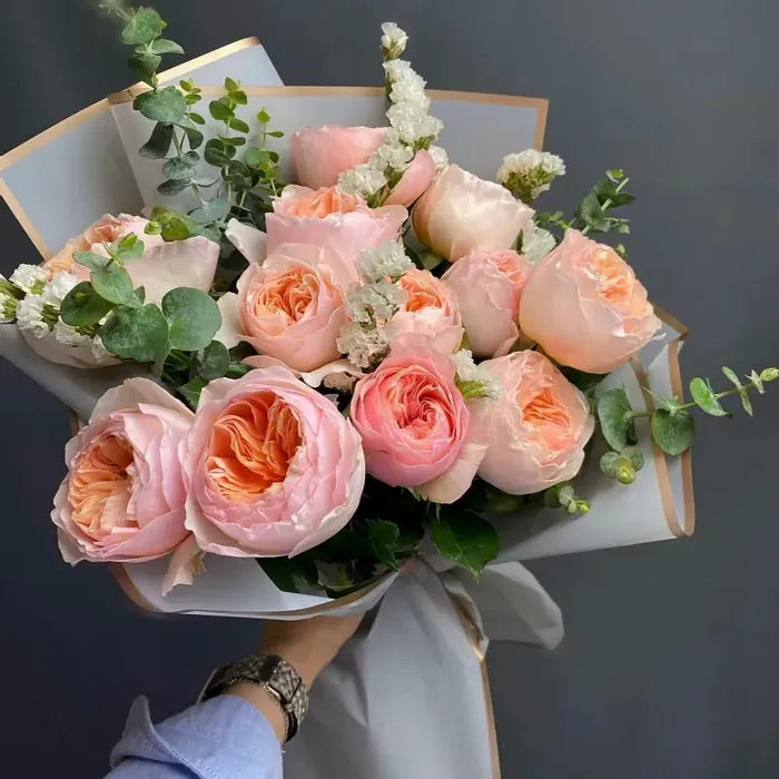 Cream Pink Rose Seeds for Planting