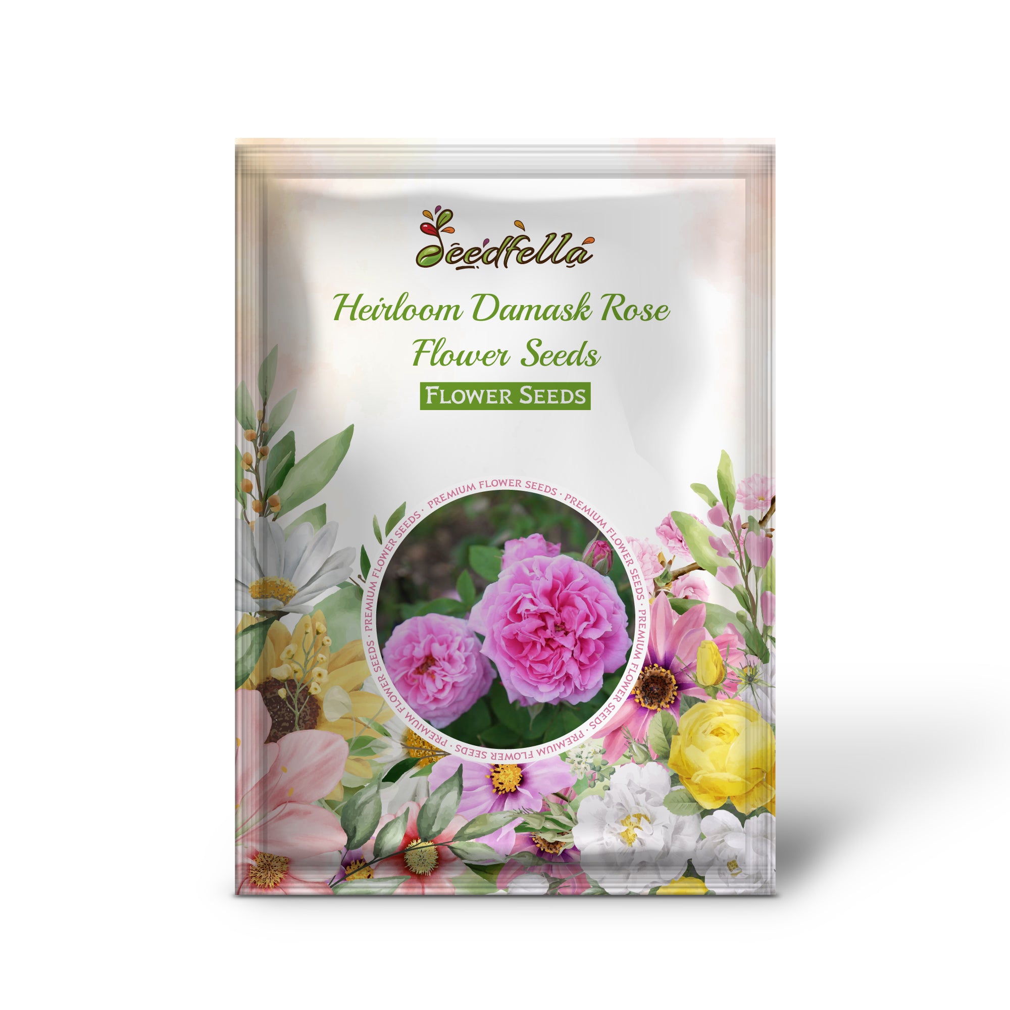 Non GMO Damask Rose seeds for home gardening
