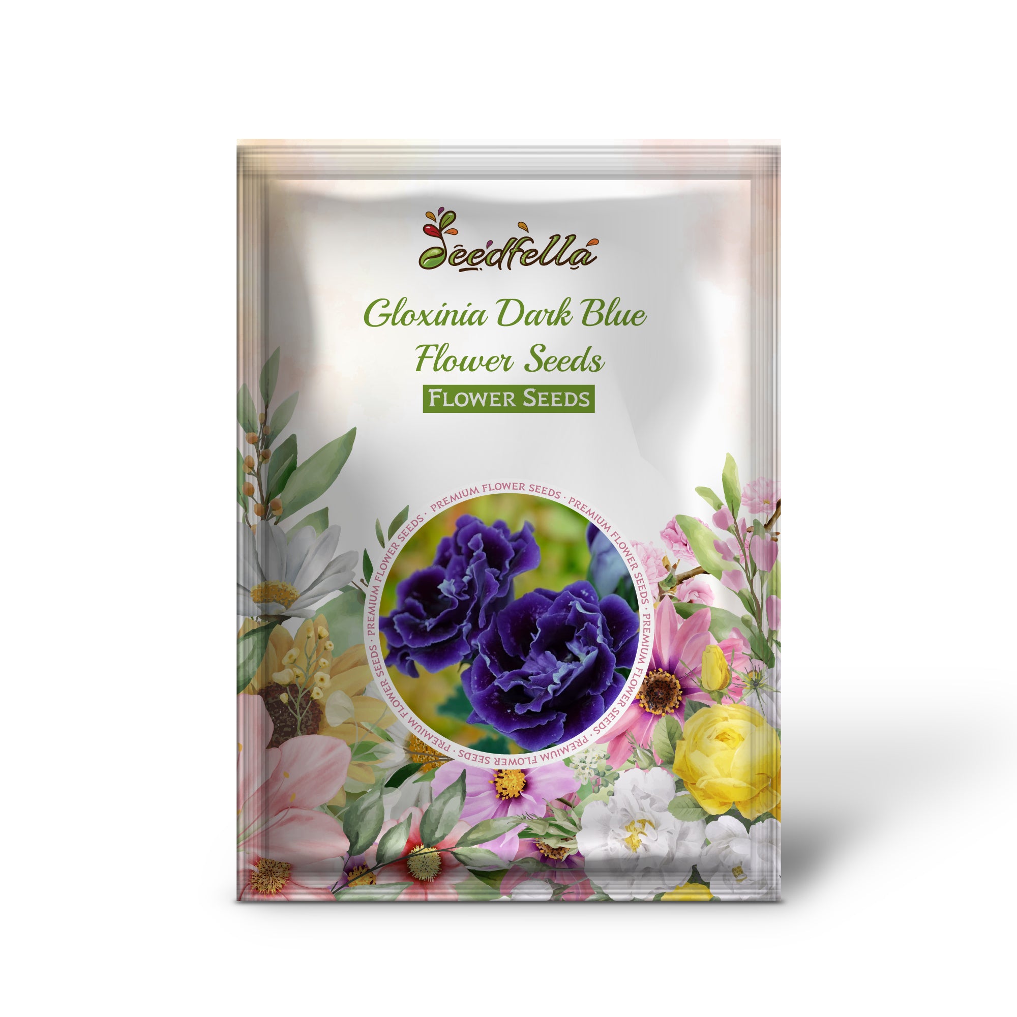 Dark Blue Gloxinia Seeds For Planting