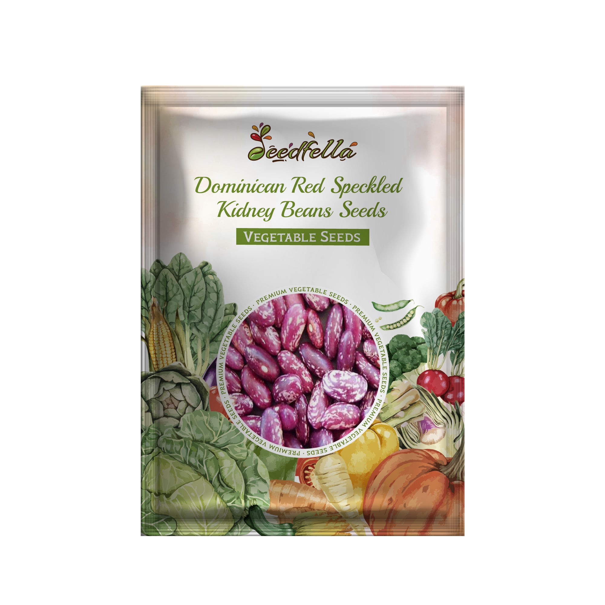 Dominican Red Speckled Bean seeds non GMO for planting