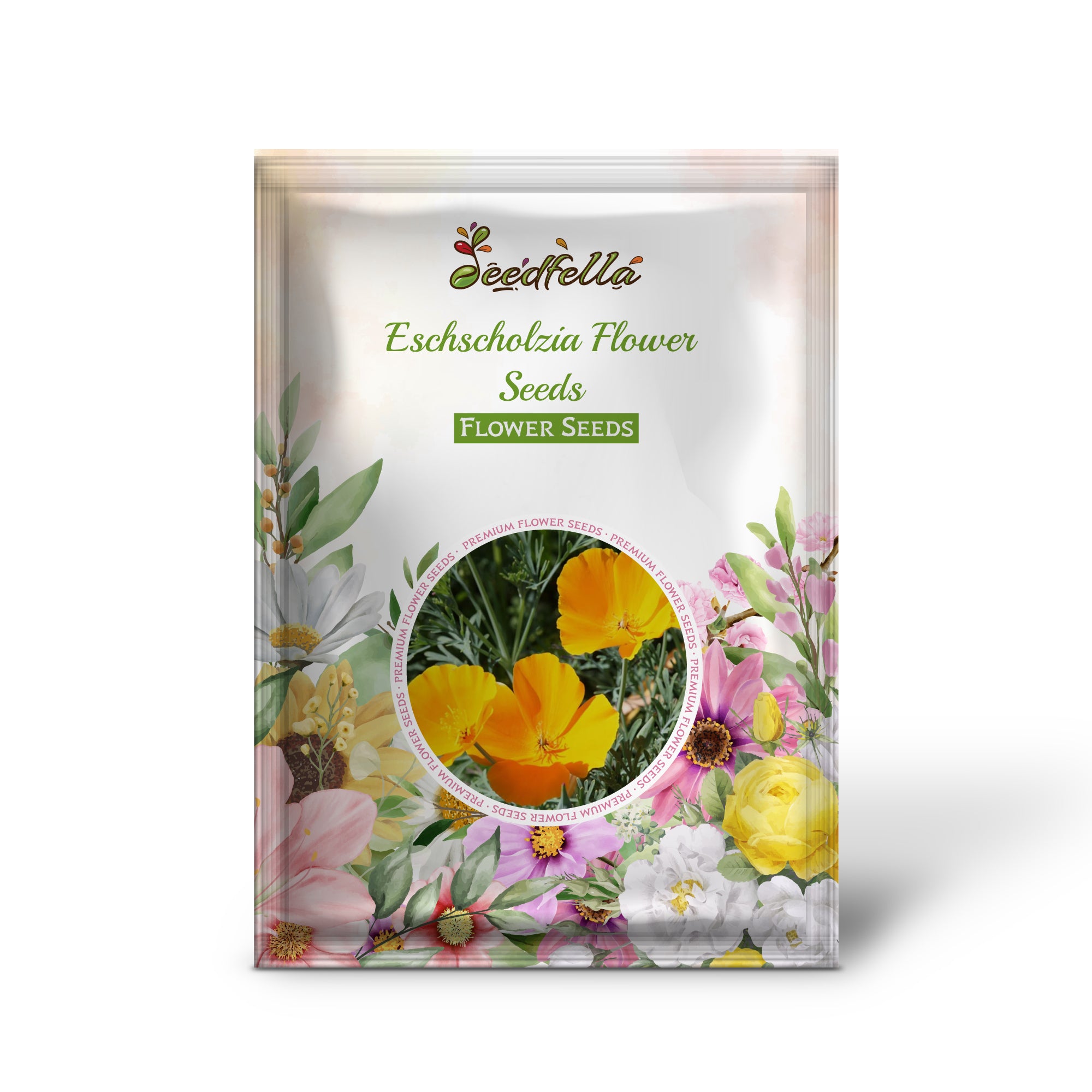 Non GMO Eschscholzia seeds for easy planting
