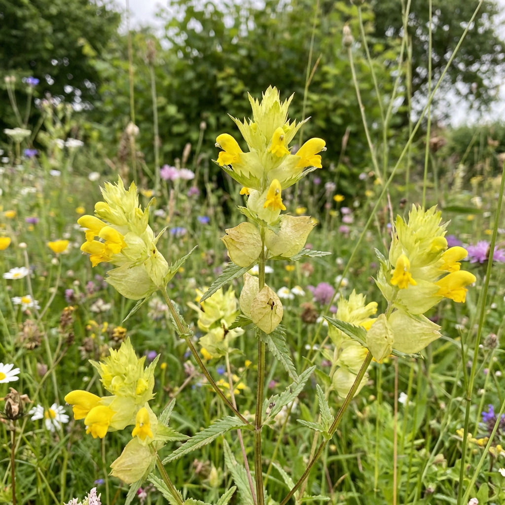 Yellow Rattlw Yellow Rattle Flower Seeds for Planting – Heirloom, Non-GMO, High Germ