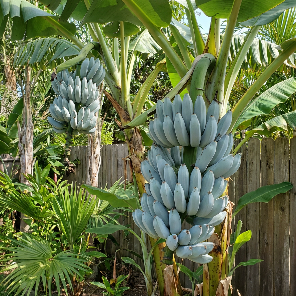 Blue Java Variegated Musa acuminata Blue Java Banana Seeds for Tropical Garden Growing