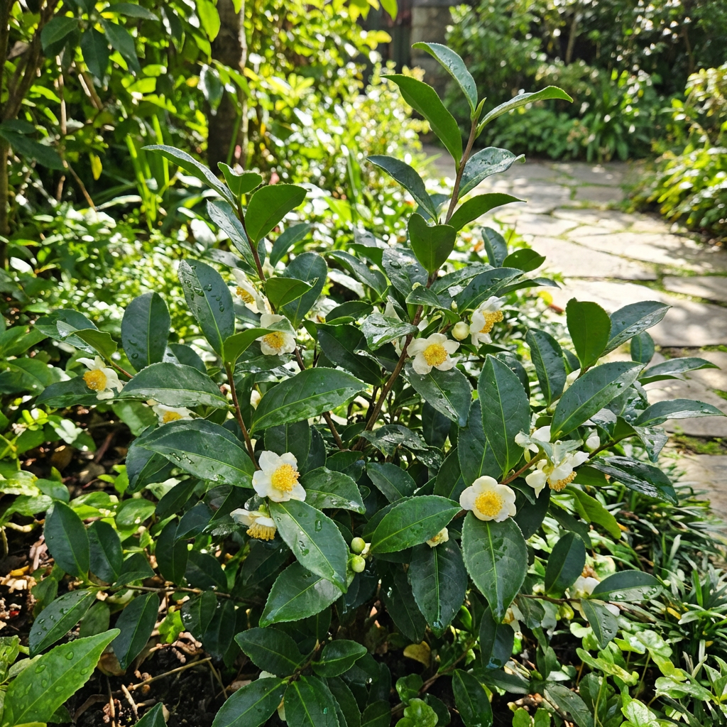 Camellia sinensis Tea Plant Seeds for Home Garden Growing and Leaf Harvesting