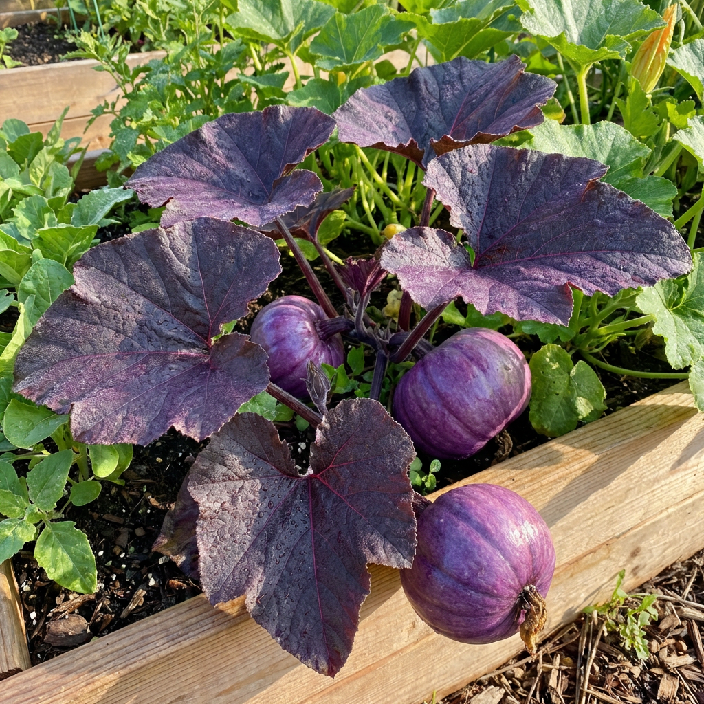 Purple Pumpkin Seeds for Planting – Heirloom, Non-GMO, High Germination Organic Garden Seeds