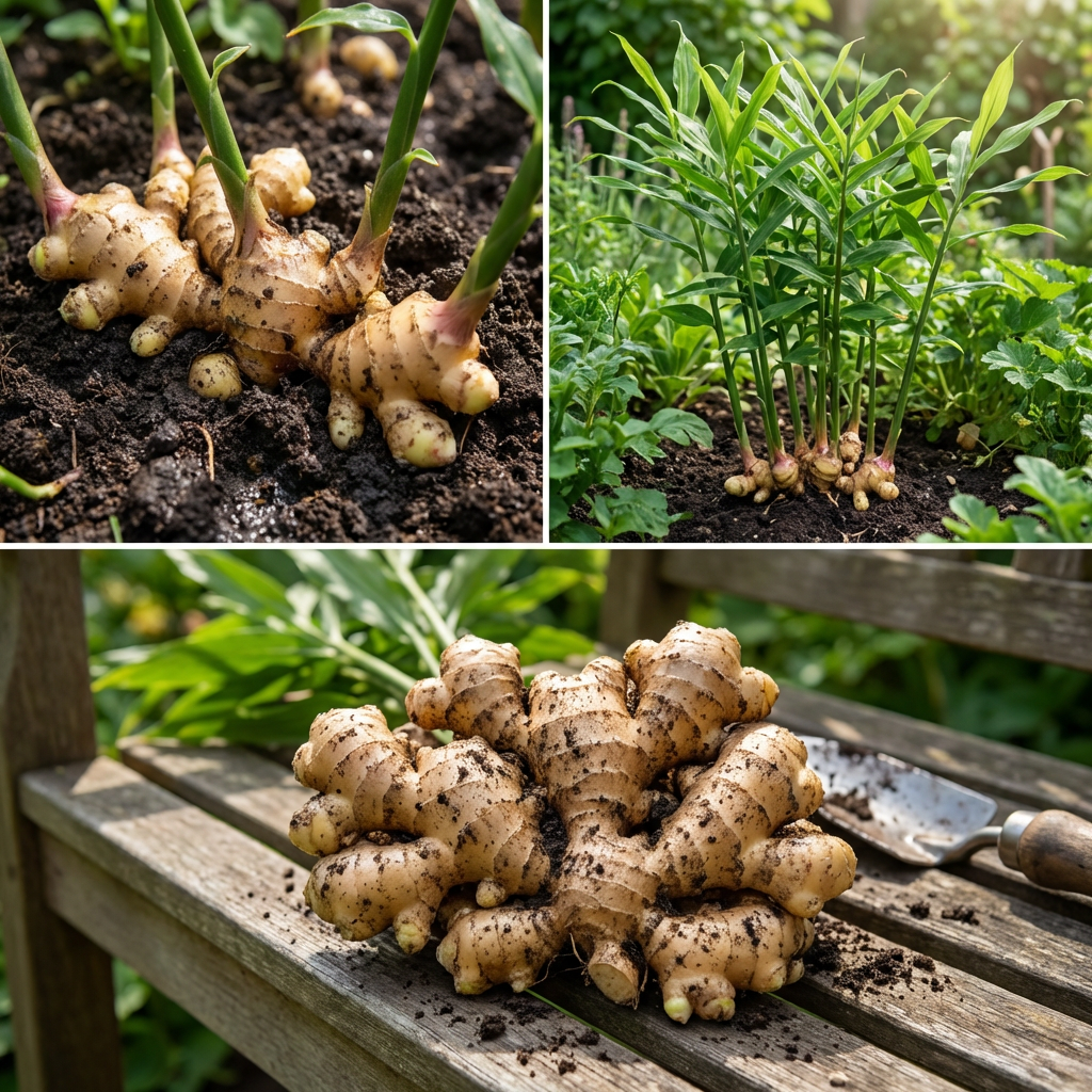 Root Lab Rhyzome Ginger Root Organic Ginger Root Rhizomes seeds for Planting – High Yield, Non-GMO