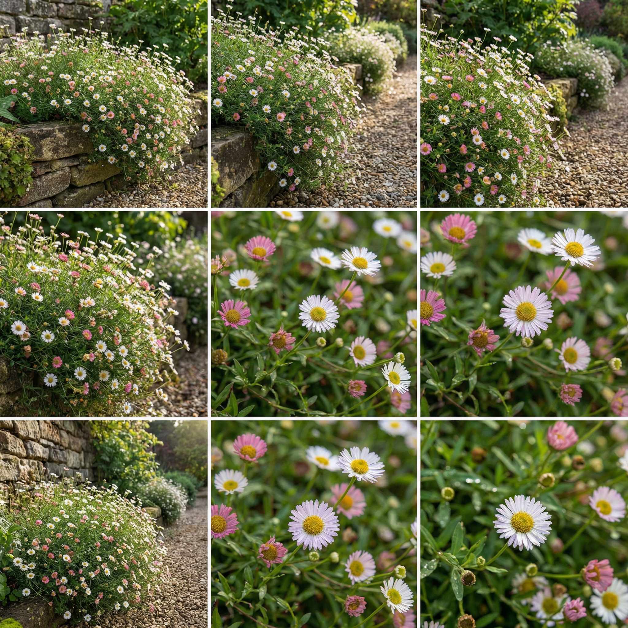 Erigeron karvinskianus Mexican Daisy Flower Seeds for Garden Borders and Ground Cover