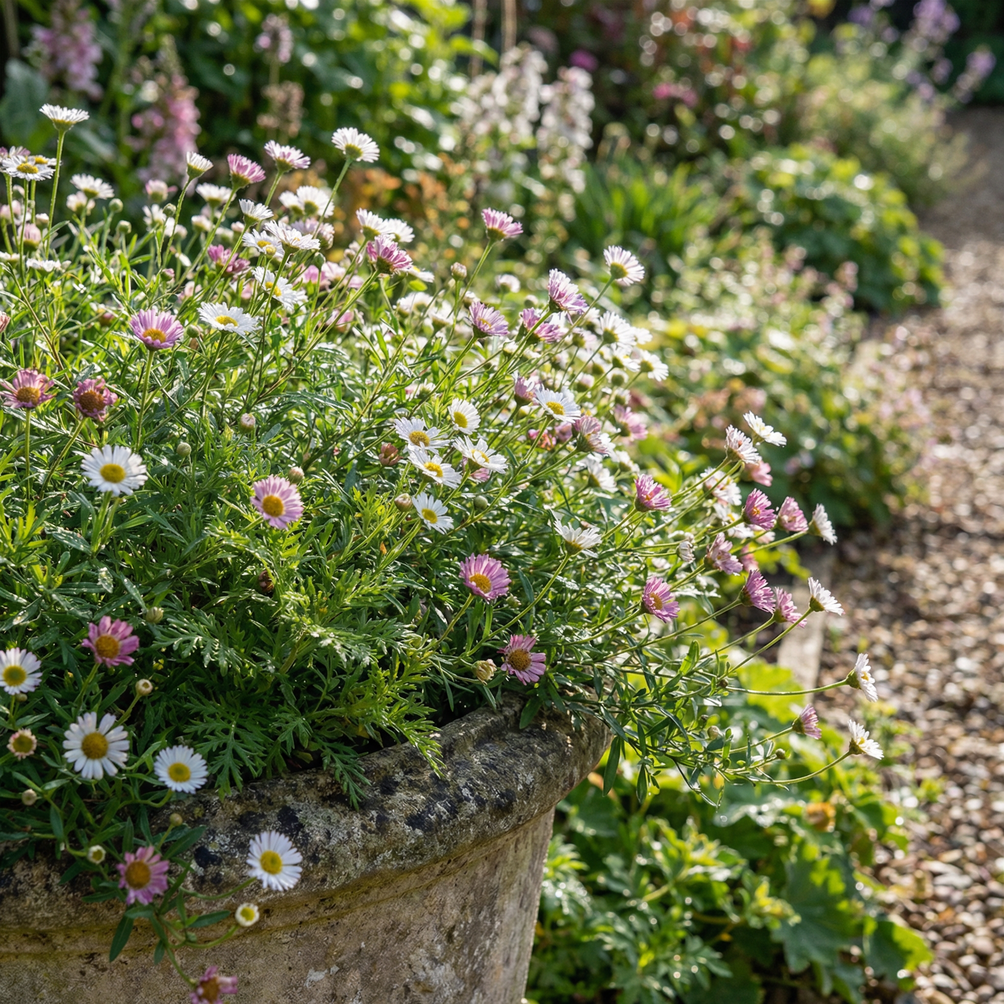Erigeron karvinskianus Mexican Daisy Flower Seeds for Garden Borders and Ground Cover