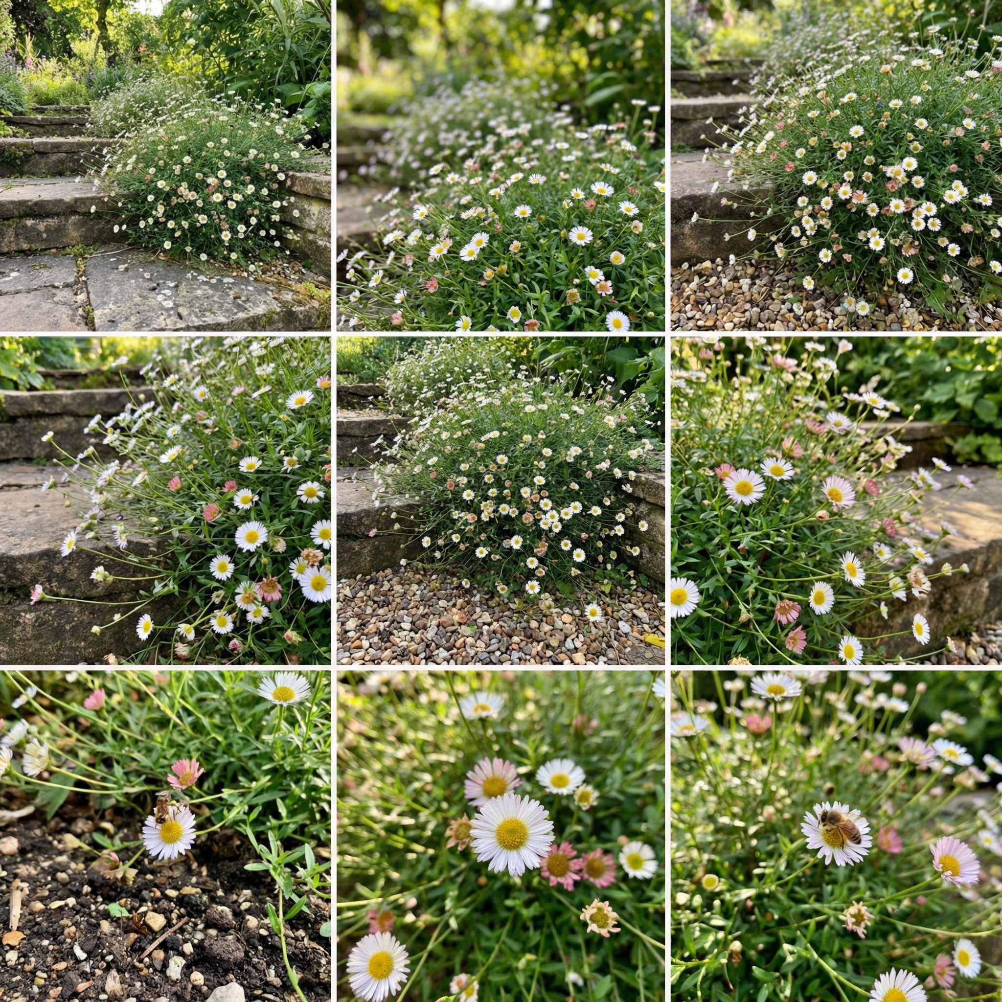Erigeron Karvinskianus Daisy Flower Seeds for Home Garden Borders and Natural Landscaping