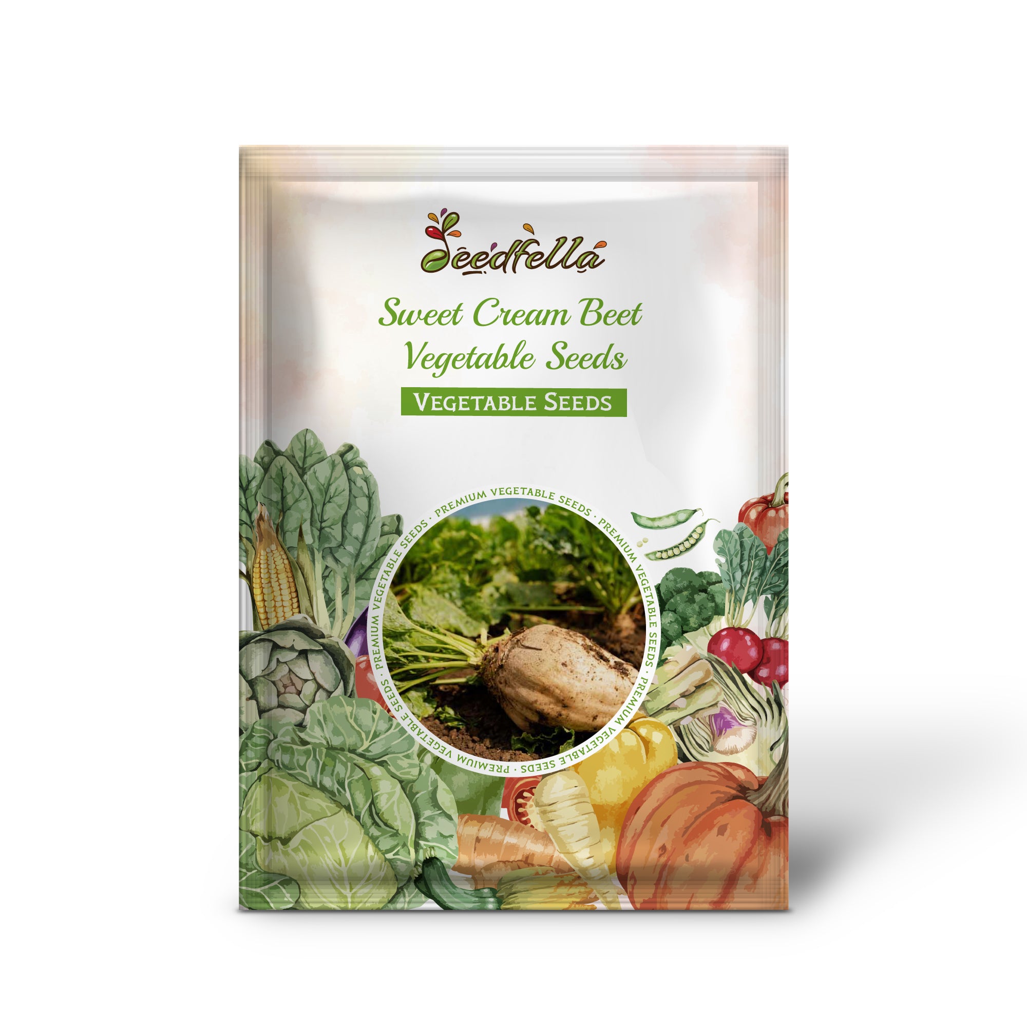 Fresh Sweet Cream Beet seeds for home gardens