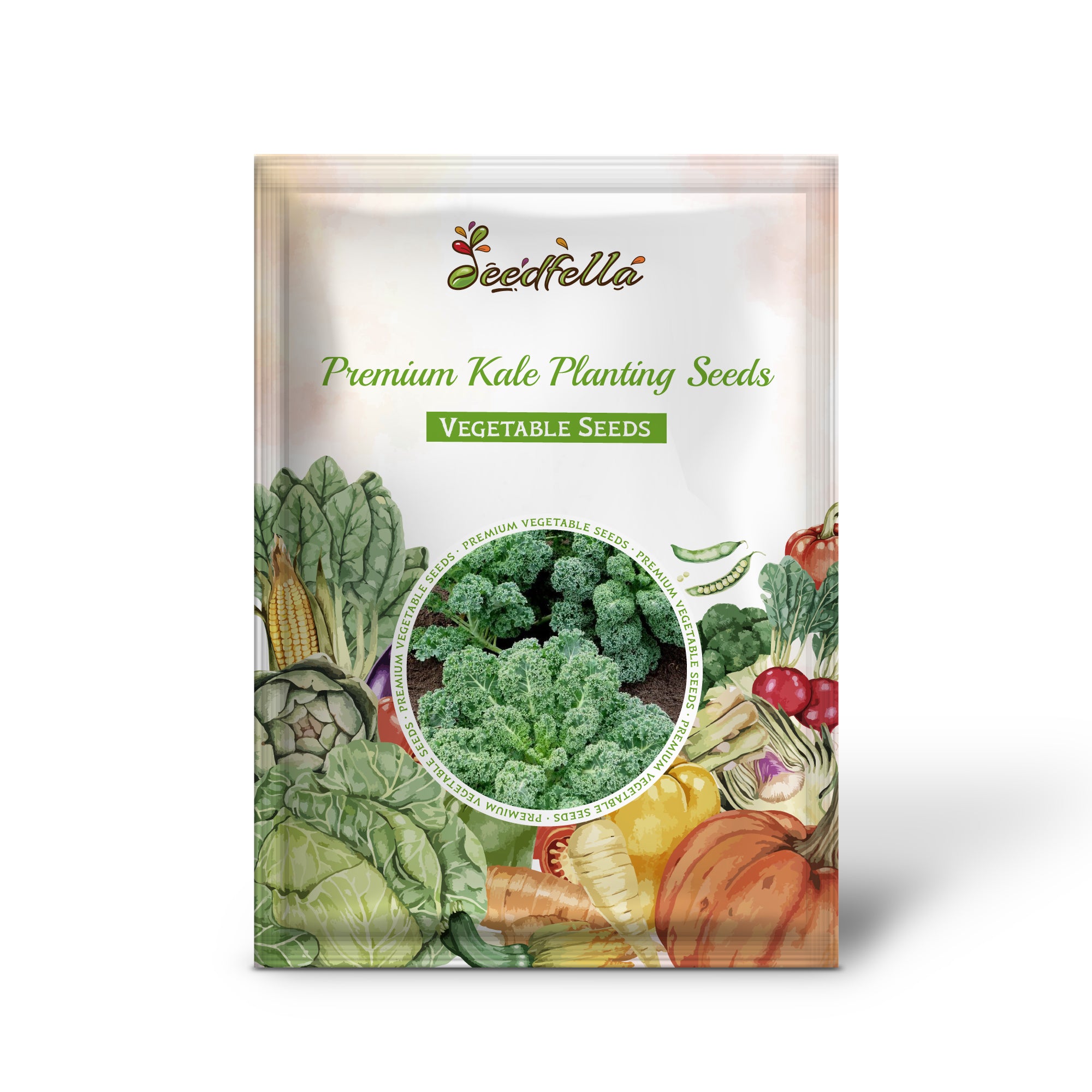 Fresh kale seeds for home garden growing