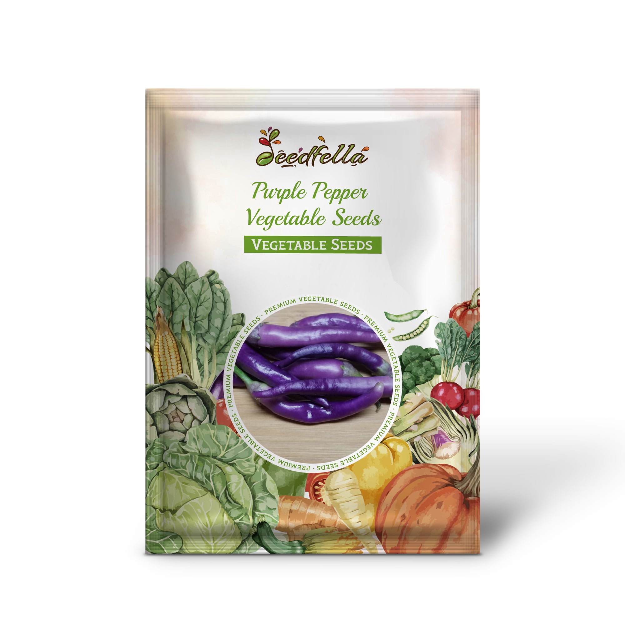 Fresh Purple Pepper seeds for garden planting