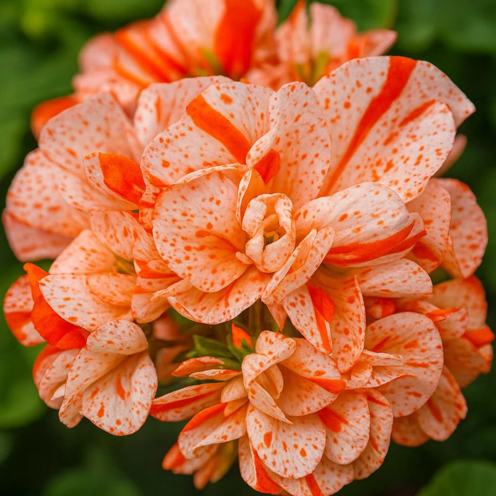 Geranium Red White Flower Seeds for Planting