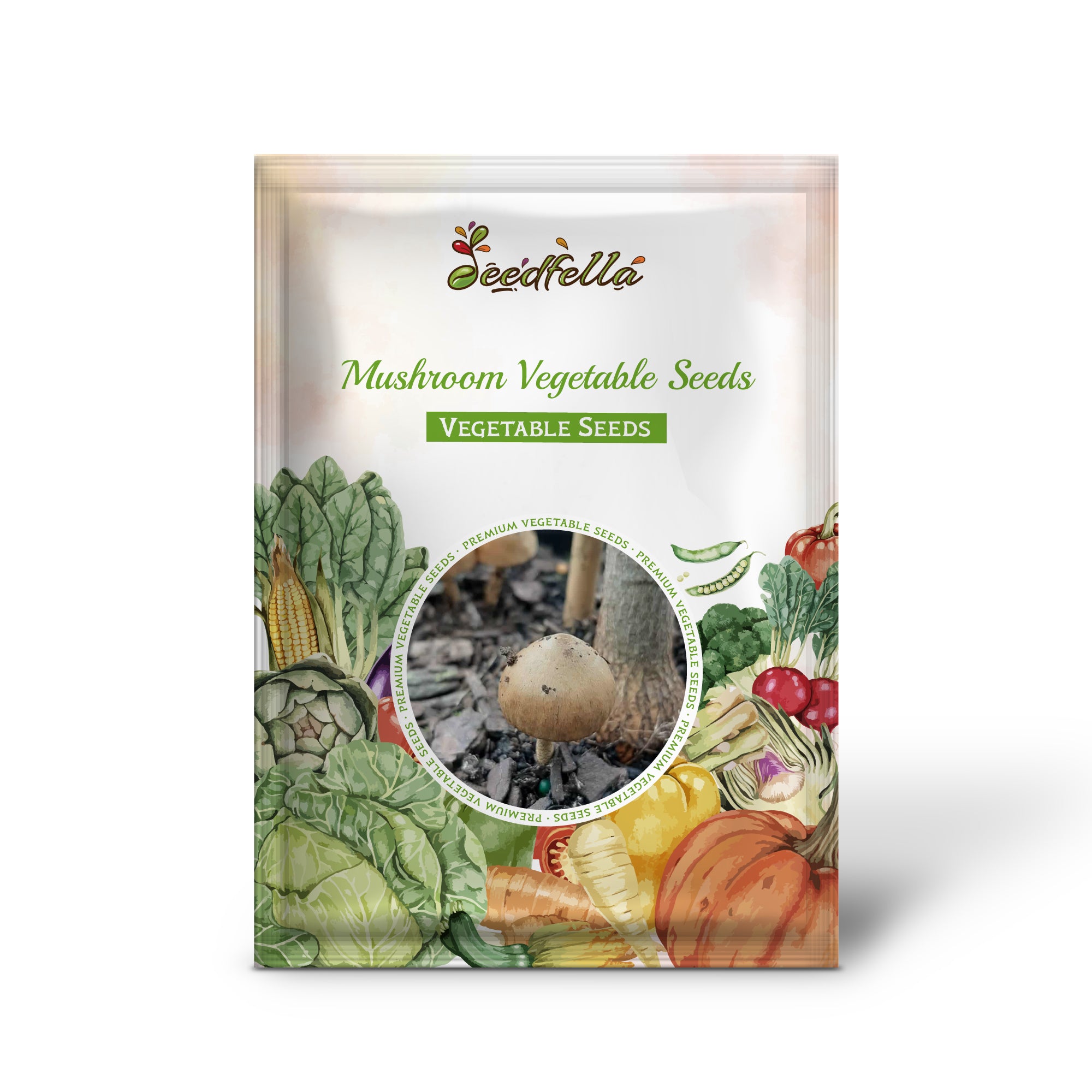 Closeup of gray mushrooms grown from high quality mushroom seeds