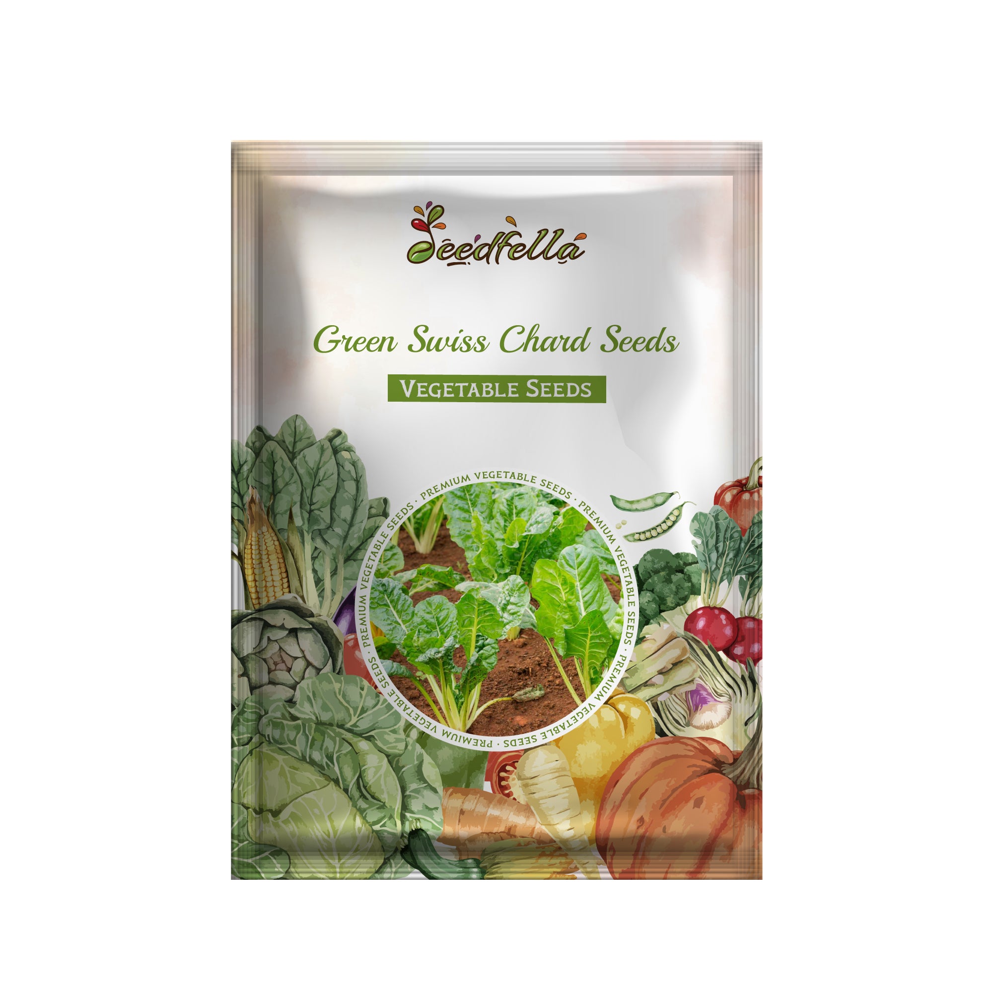 Green Swiss Chard seeds for home garden planting