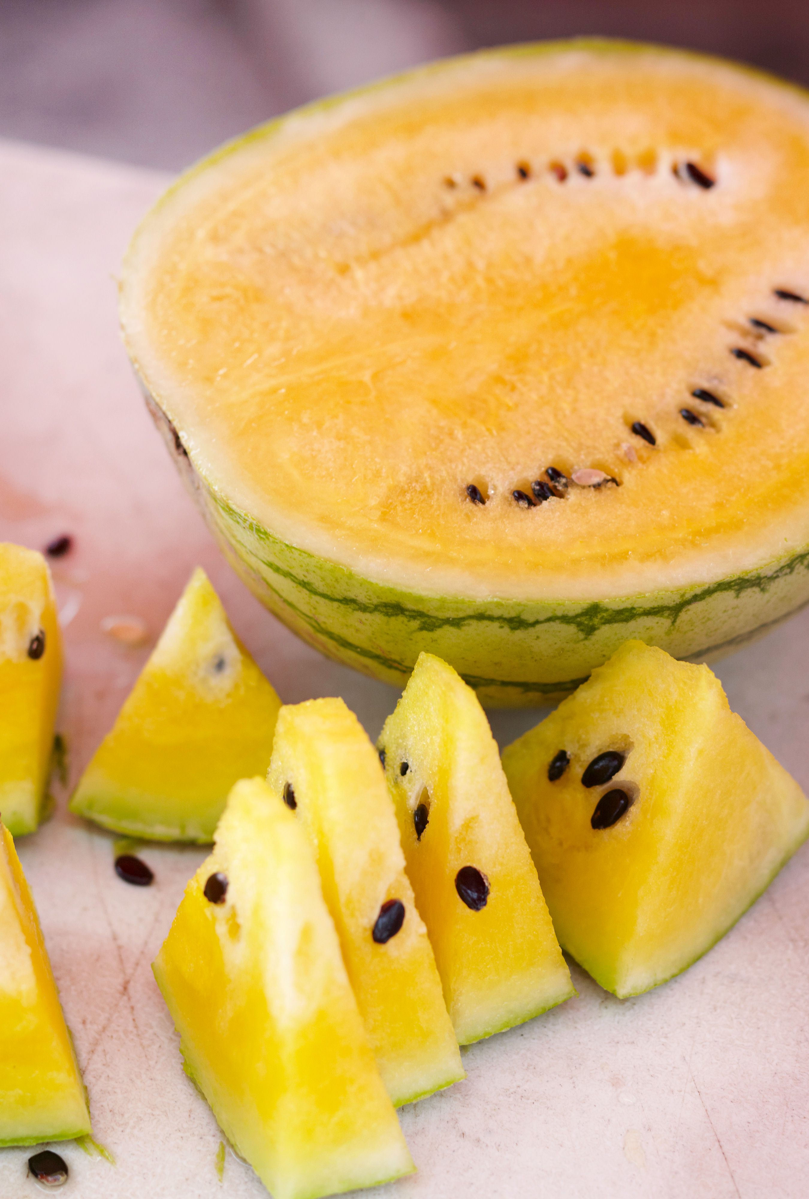 Heirloom Yellow Watermelon Seeds – Open Pollinated Non-GMO Variety