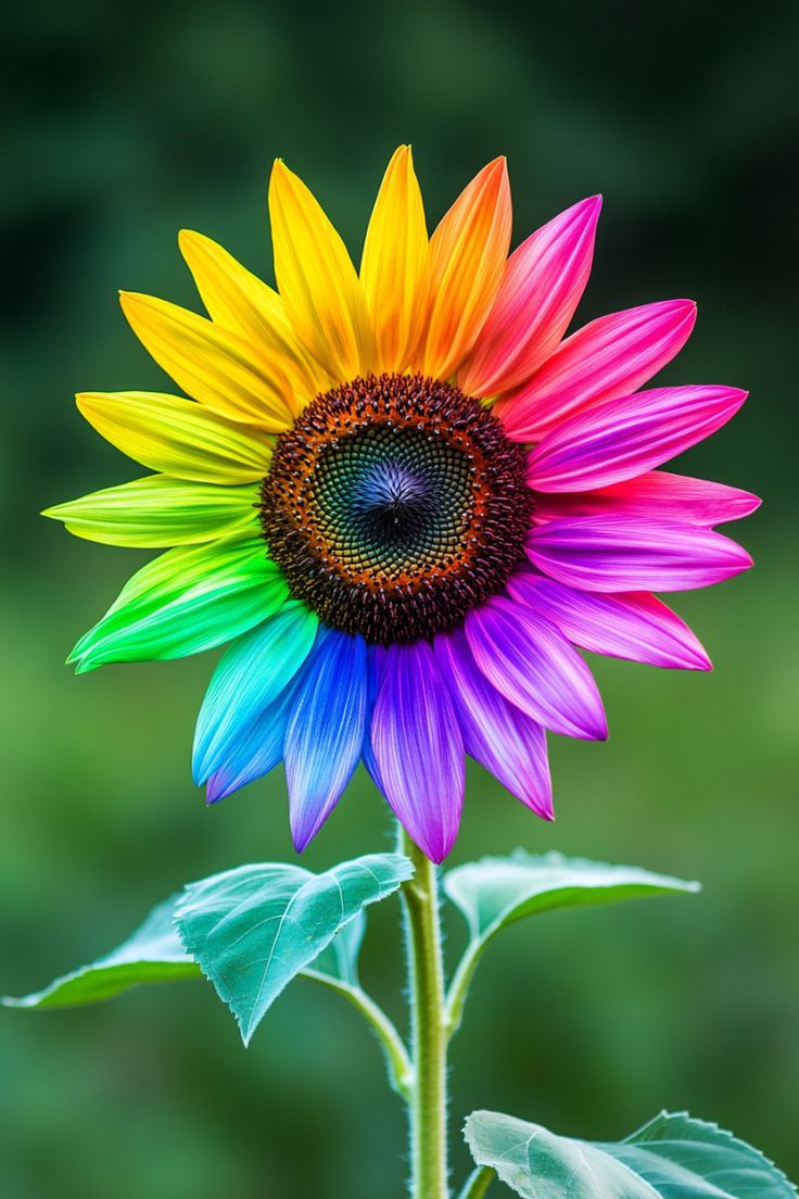 Helianthus Yellow Flowers Blooming in Garden