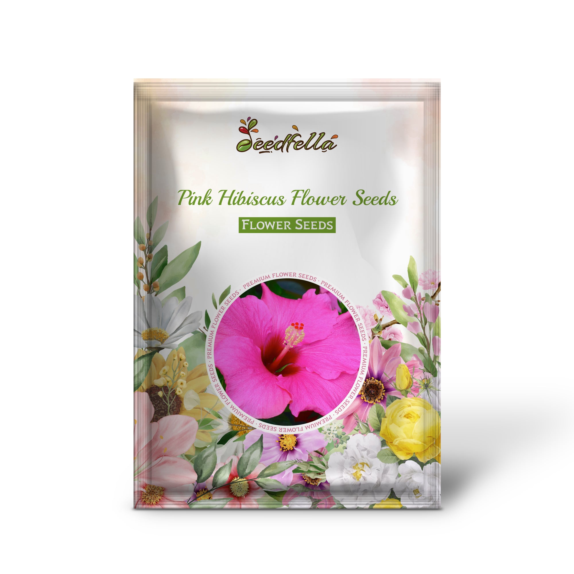 Hibiscus Pink Seeds For Planting