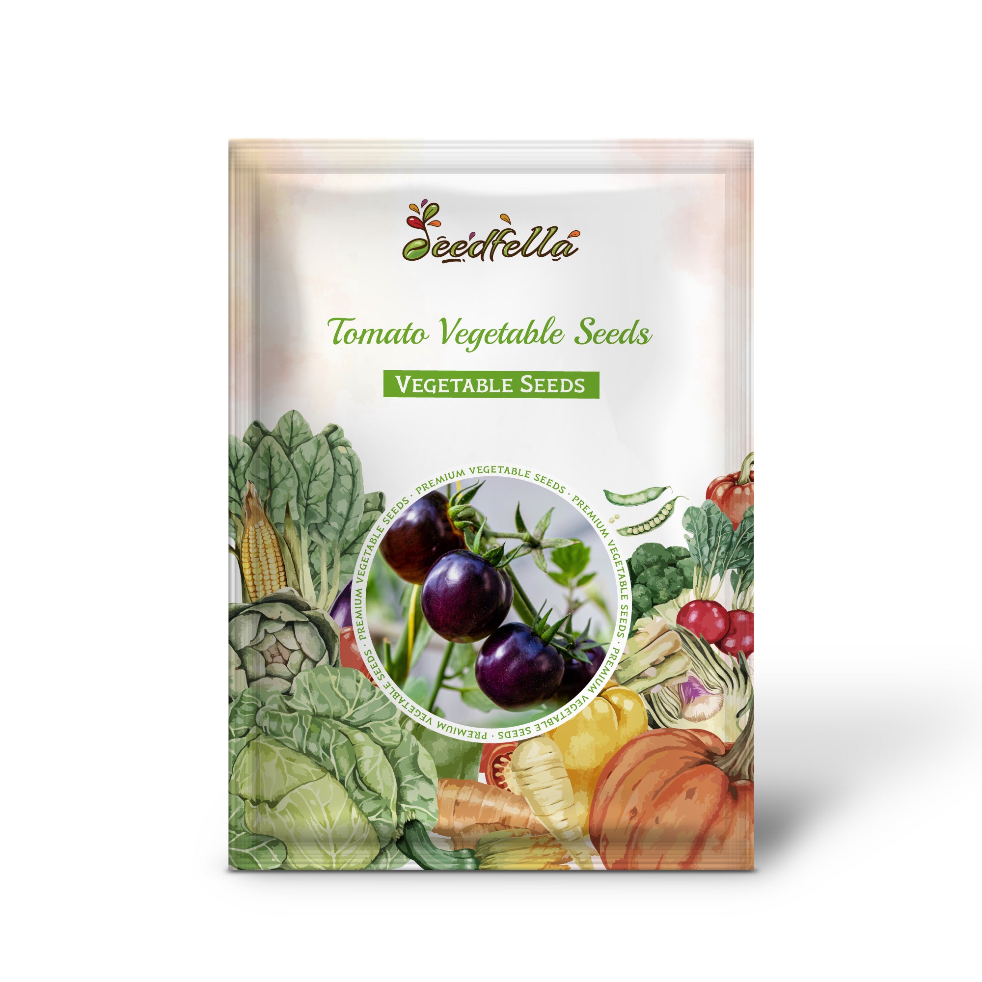 High yield violet tomato plants producing large fruits