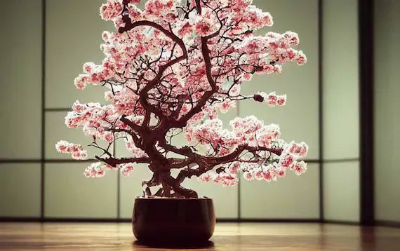 Bonsai Tree Seeds For Artistic Pink Planting