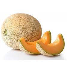 Iroquois cantaloupe melon seeds sliced orange melon with sweet flesh