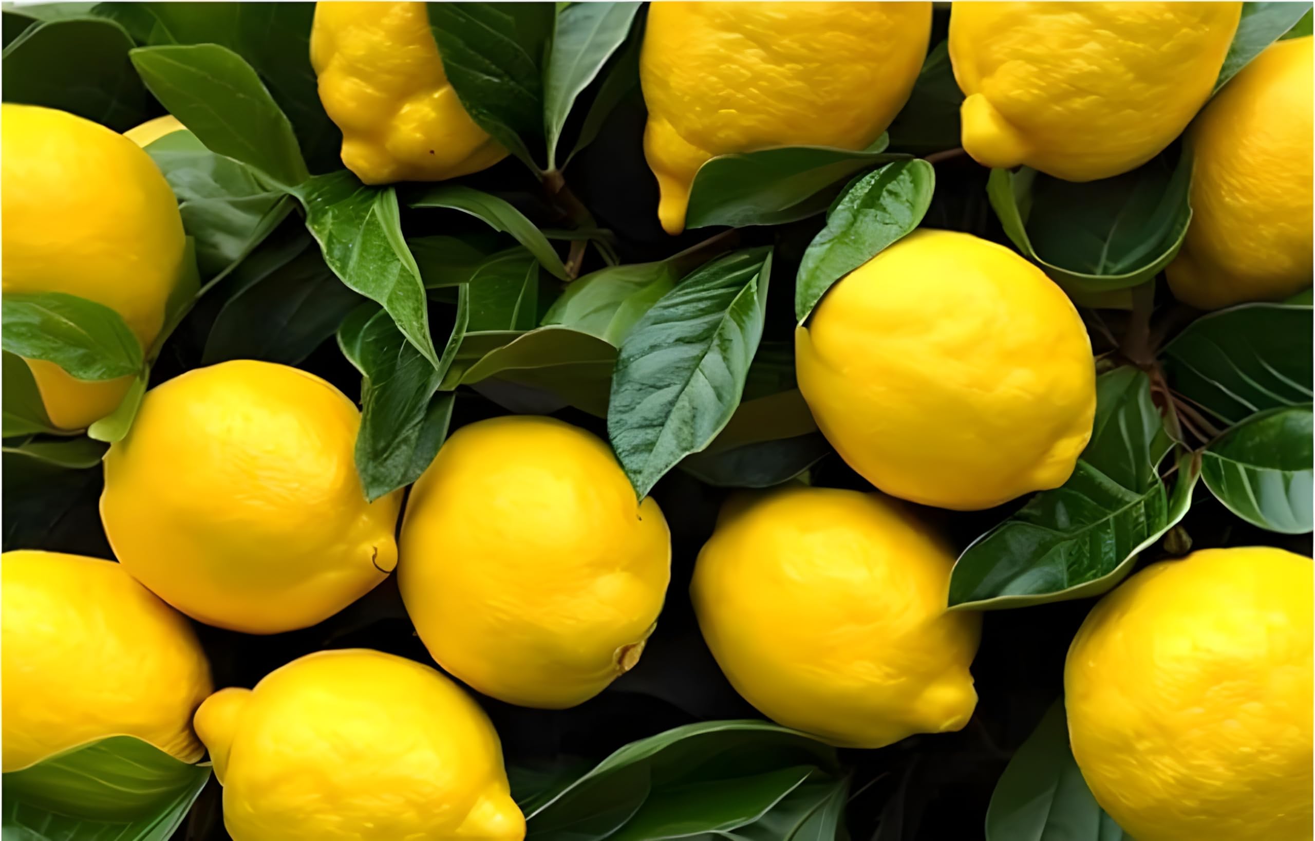 Young lemon tree growing in a garden container