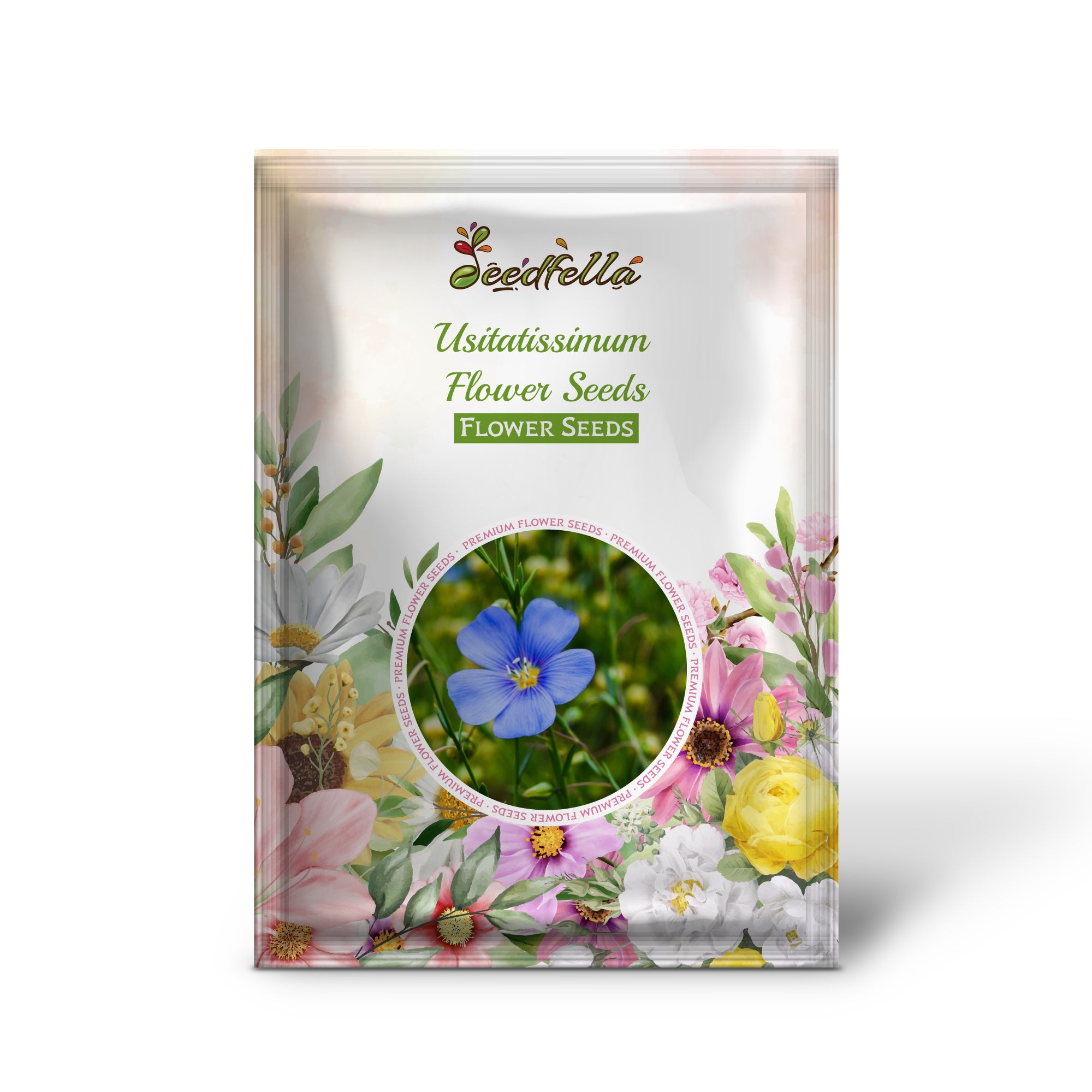 Linum Usitatissimum Blue Flower Seeds for Garden