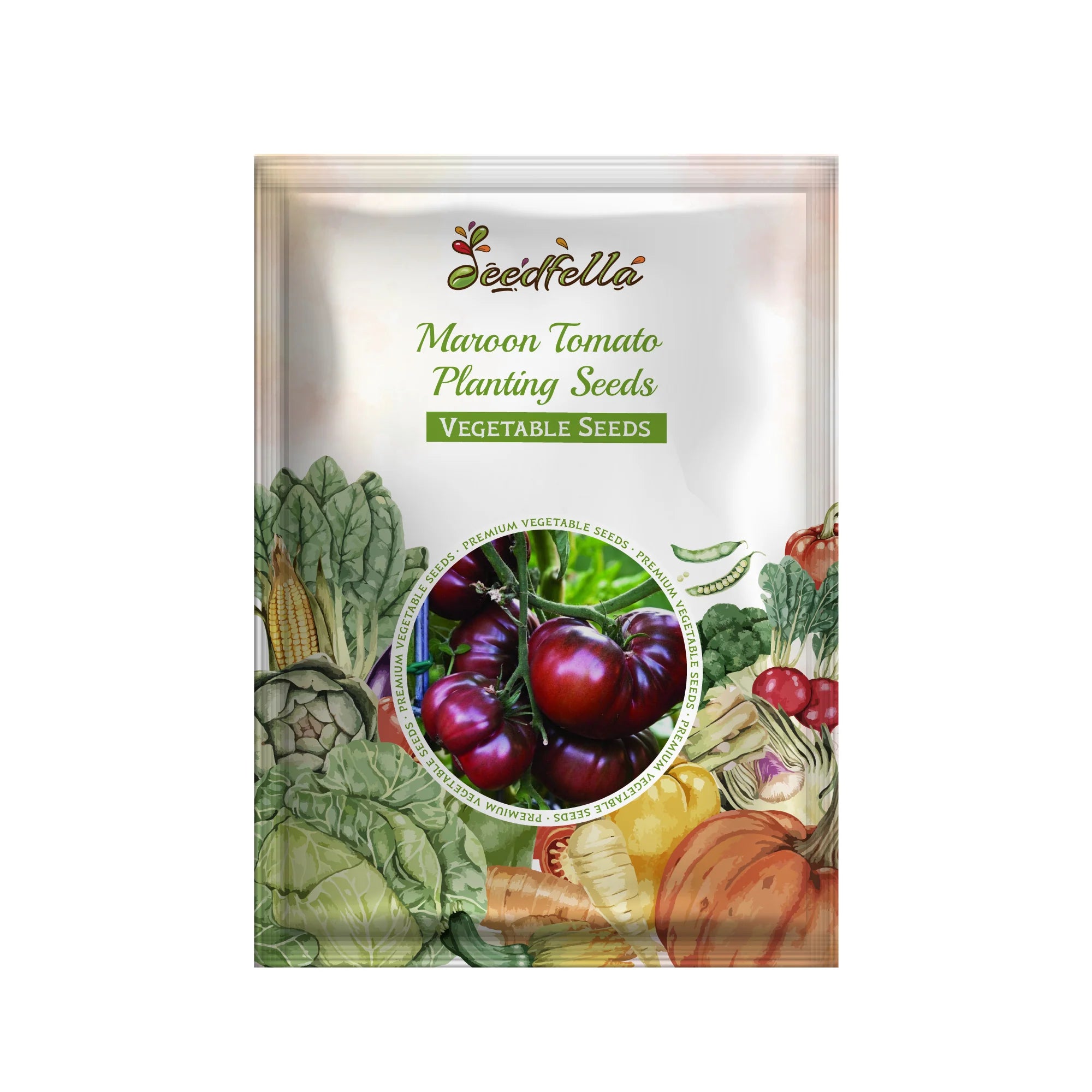 Maroon tomato seeds for planting in home gardens