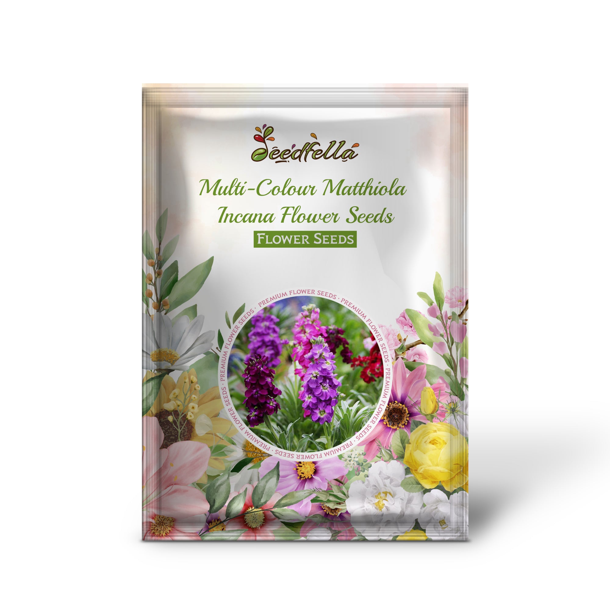 Matthiola Incana Mixed Seeds For Planting