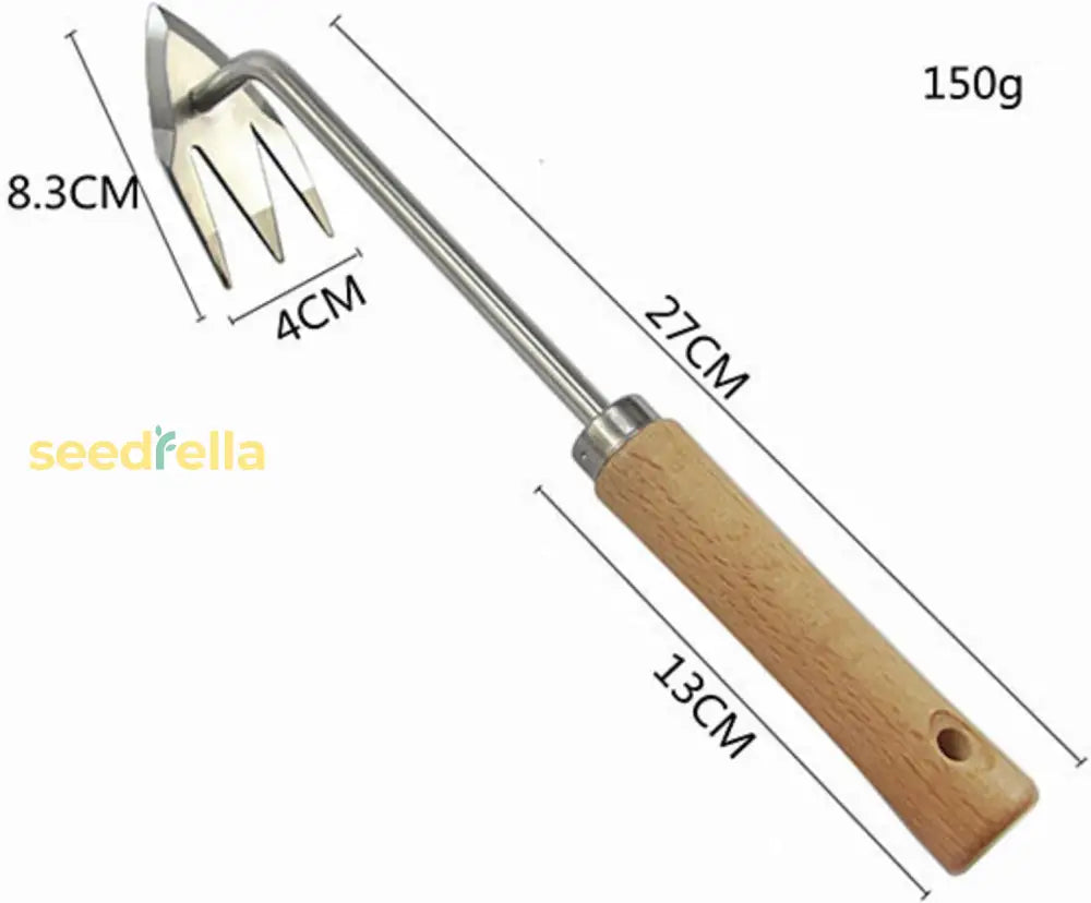 Multifunctional Stainless Steel Weeder – Stand-Up Weed Tool With Non-Slip Handle For Lawn &