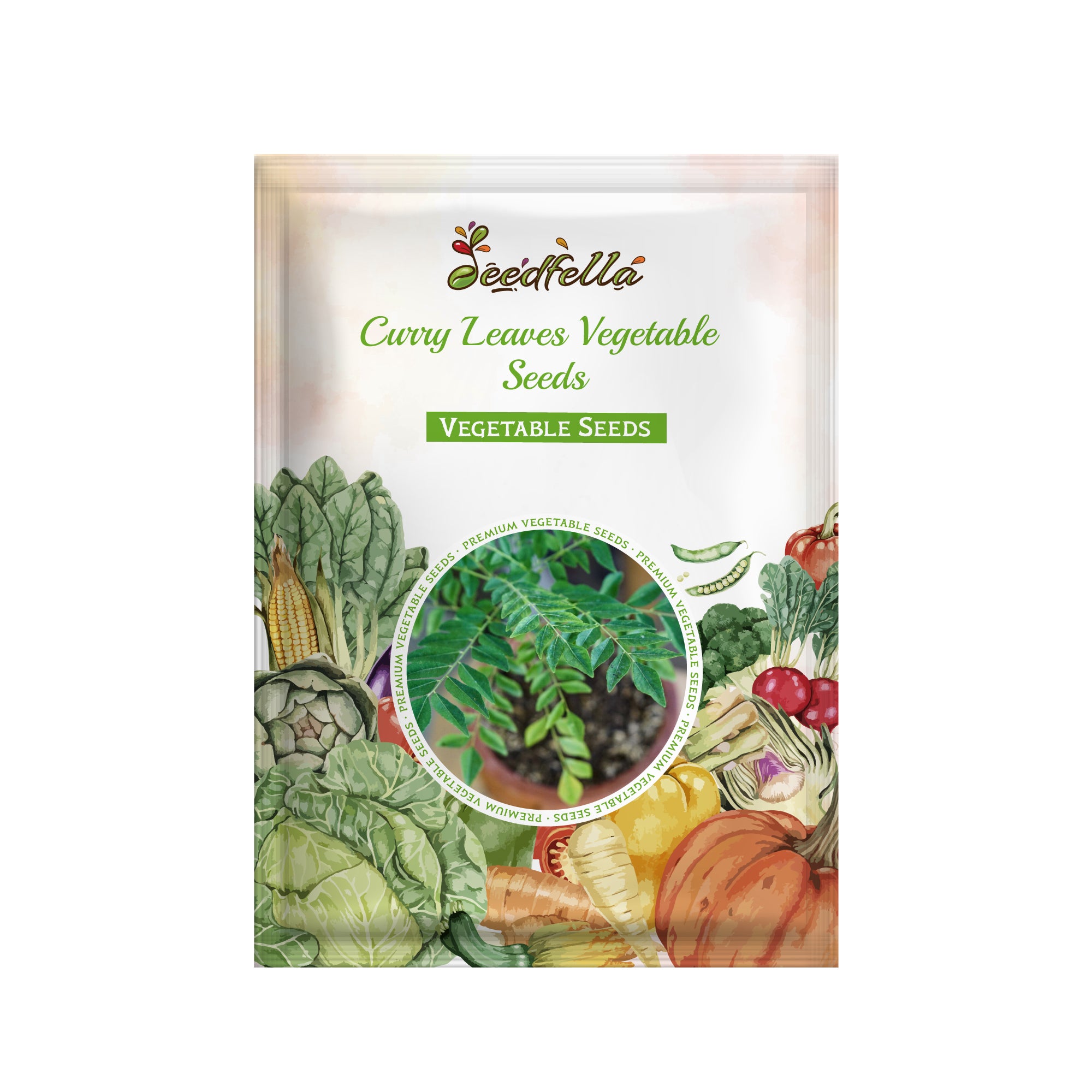 Murraya koenigii glossy tropical foliage plant