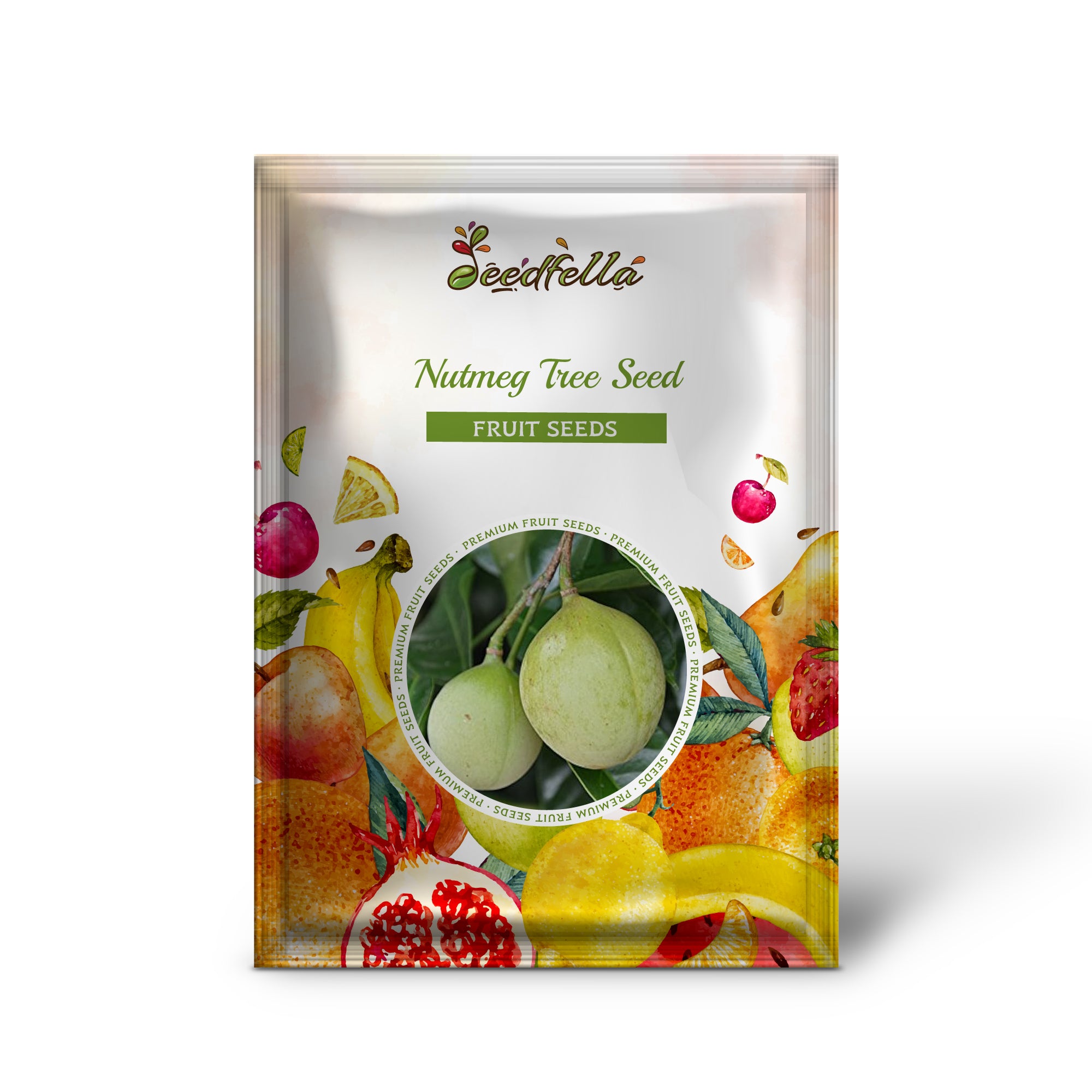 Myristica fragrans Seeds – Nutmeg and Mace Tree Non-GMO Tropical Plant