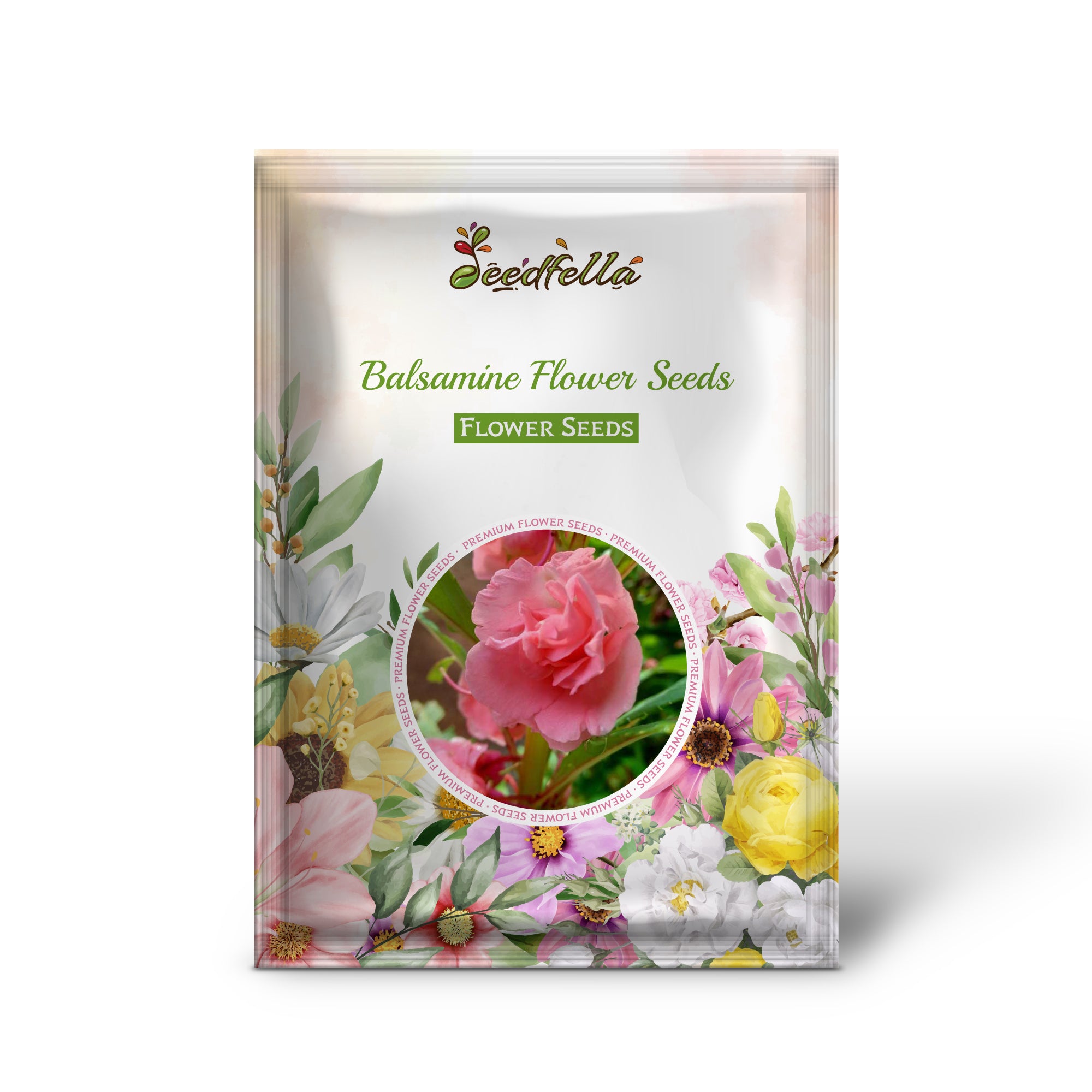 Non-GMO Balsamine Mixed Flower Seeds