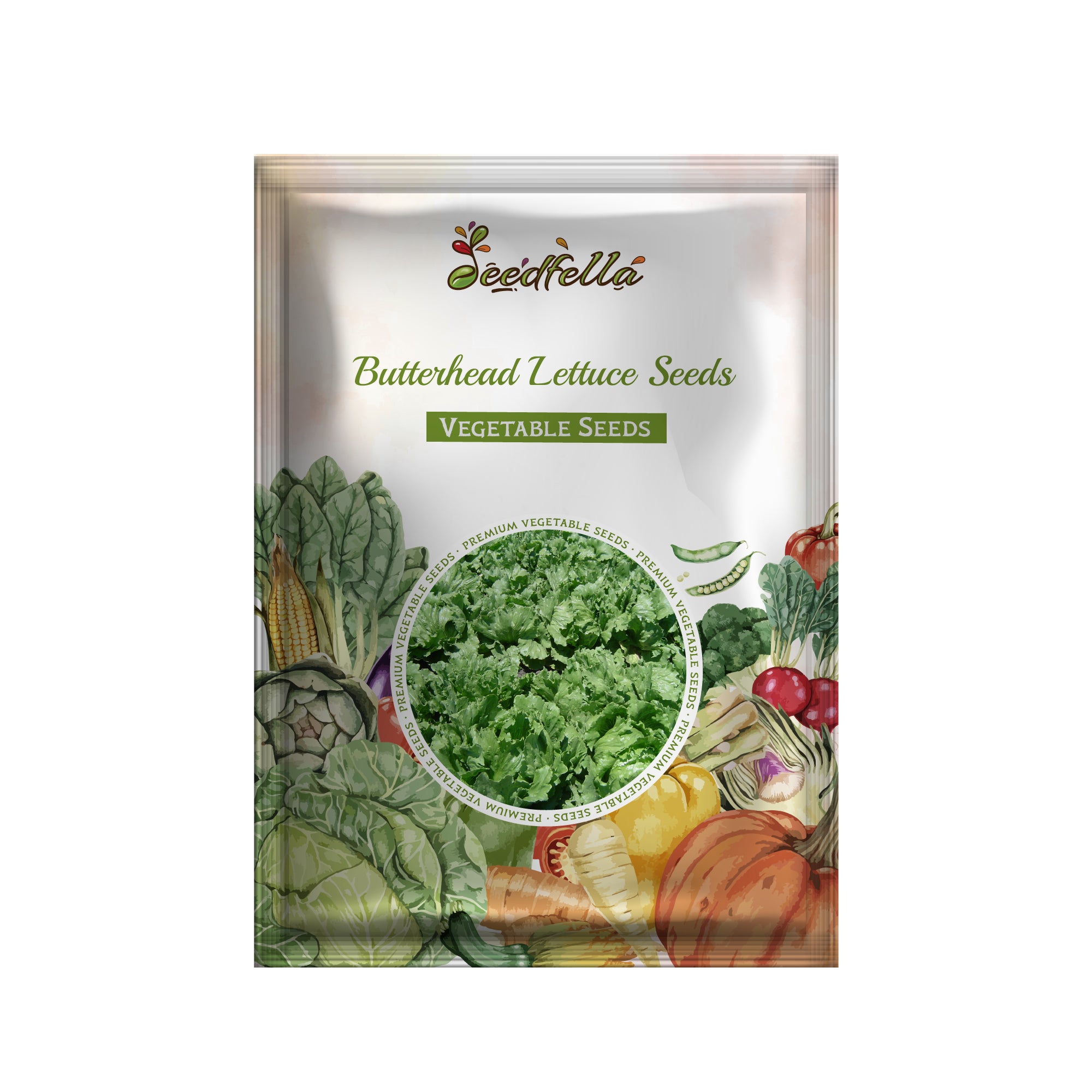 Non GMO butterhead lettuce seeds for garden growing