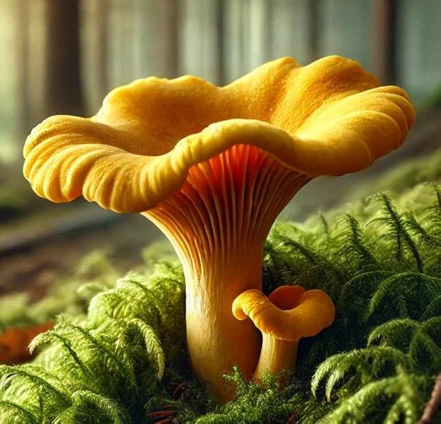 Non GMO Chanterelle mushroom seeds
