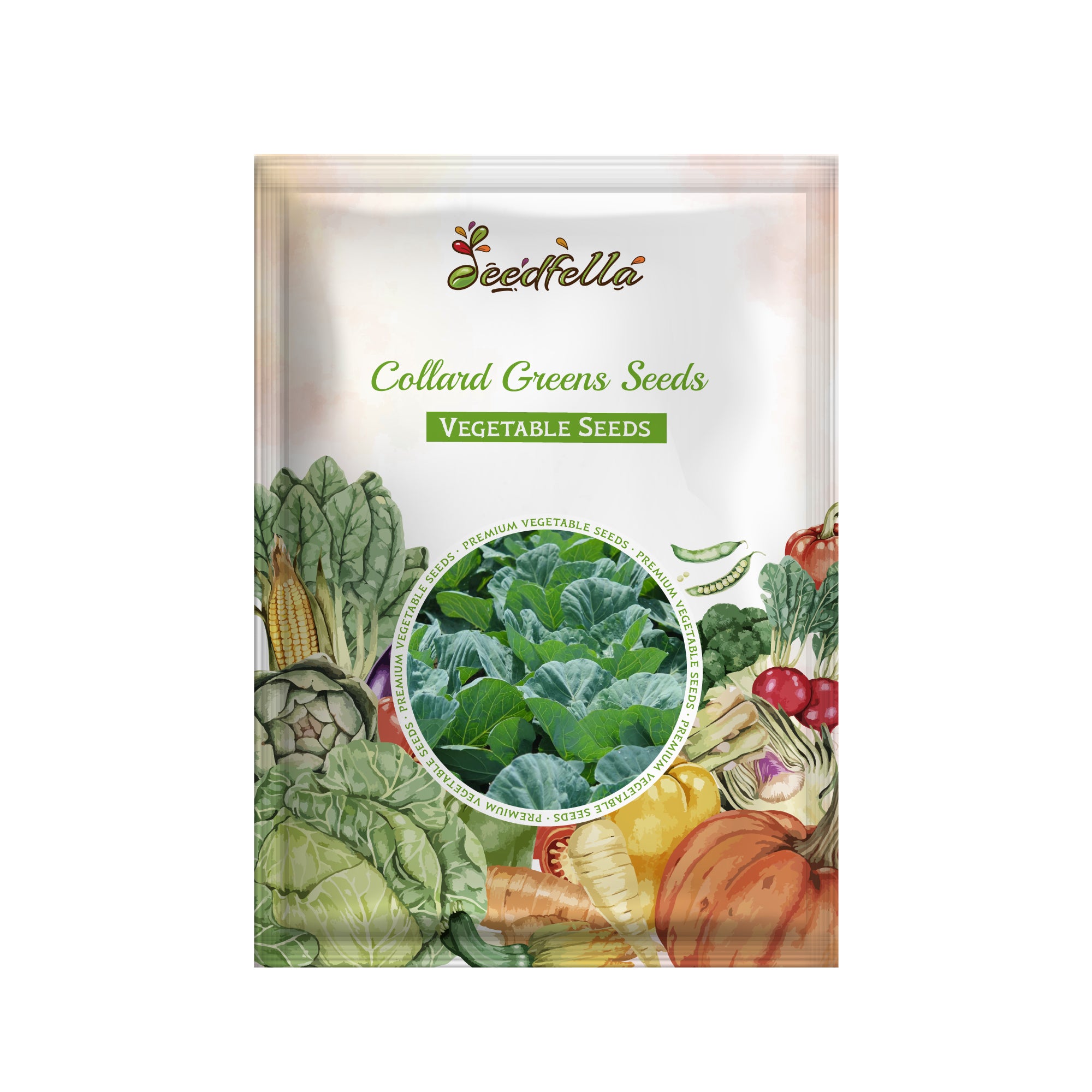 Non GMO collard greens seeds