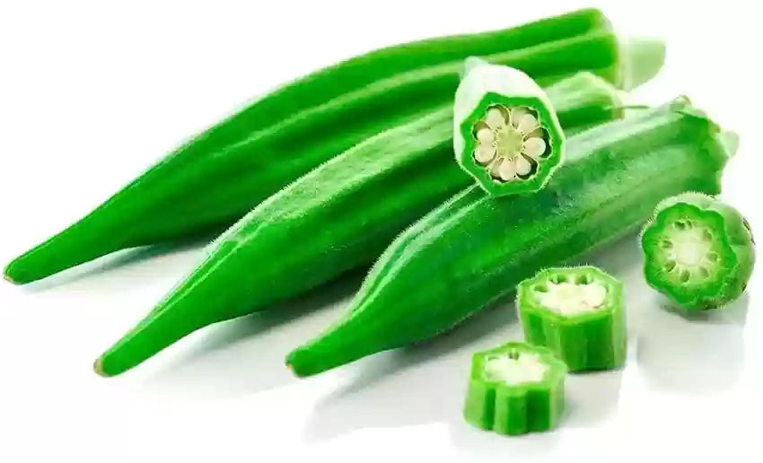 Non GMO green okra seeds for gardeners