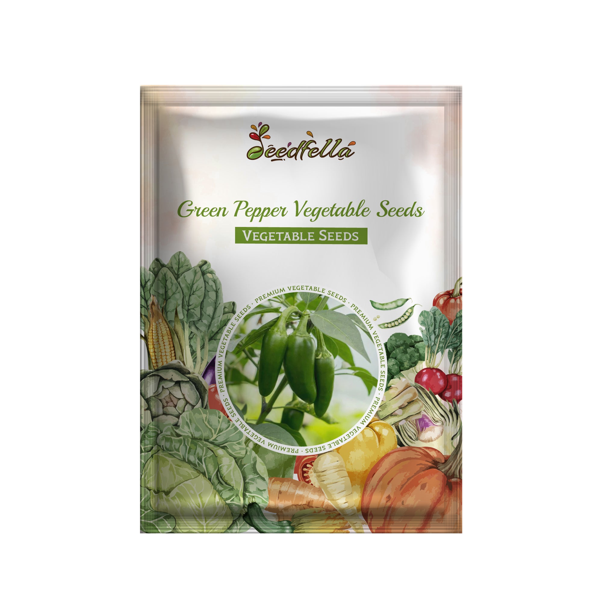 Non GMO green pepper seeds for warm season growing