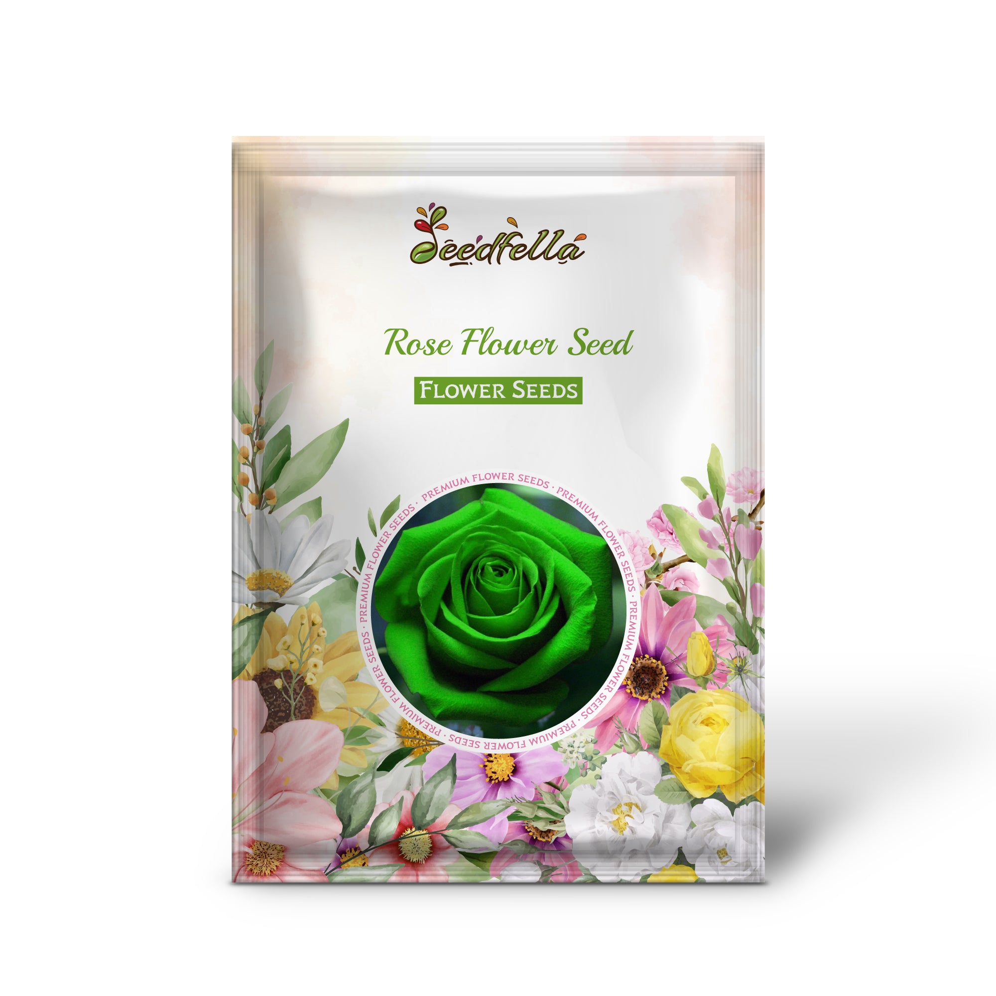 Non-GMO Green Rose Seeds for Home Gardening