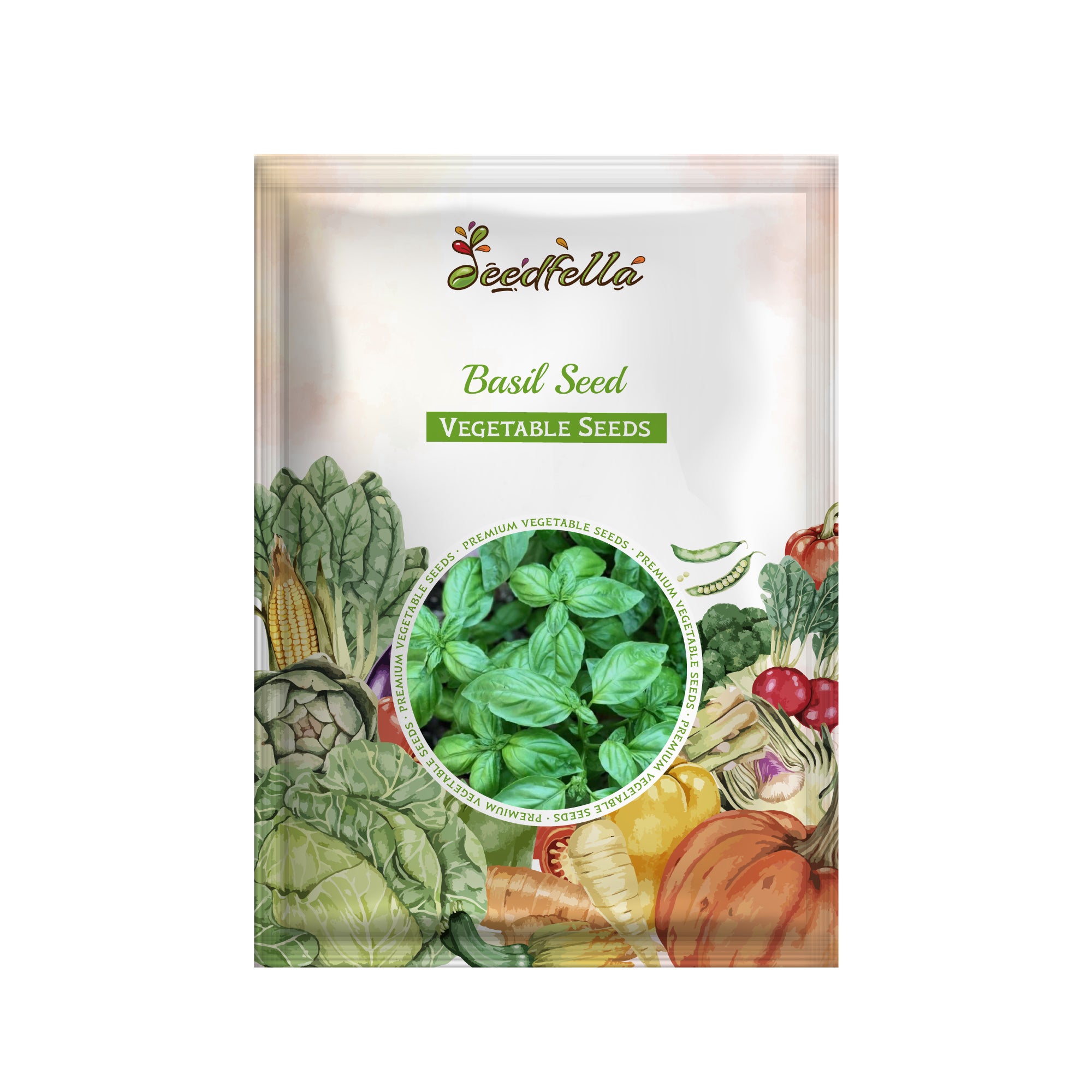 Non GMO mixed basil culinary seeds