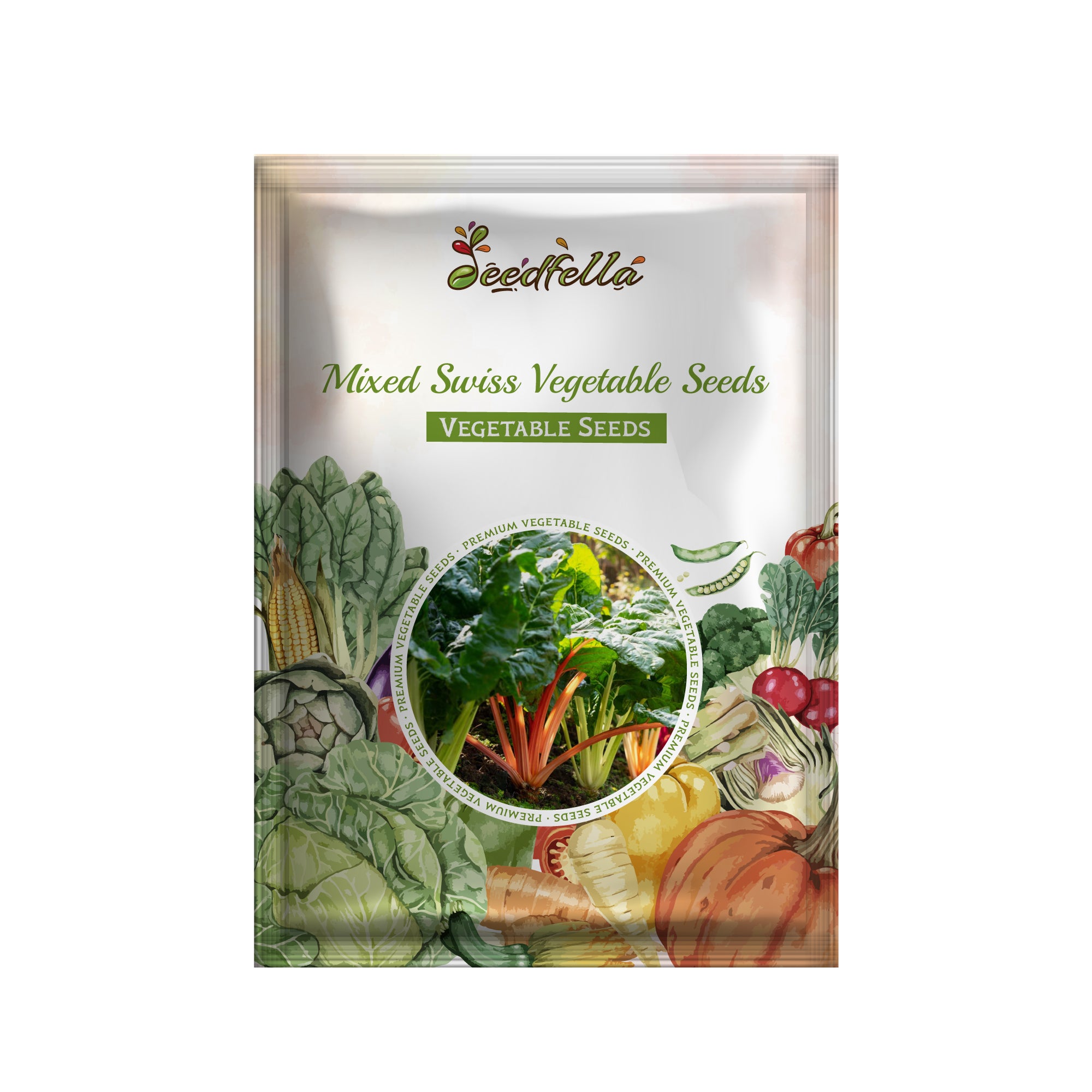 Non GMO mixed swiss leafy green seeds for gardening