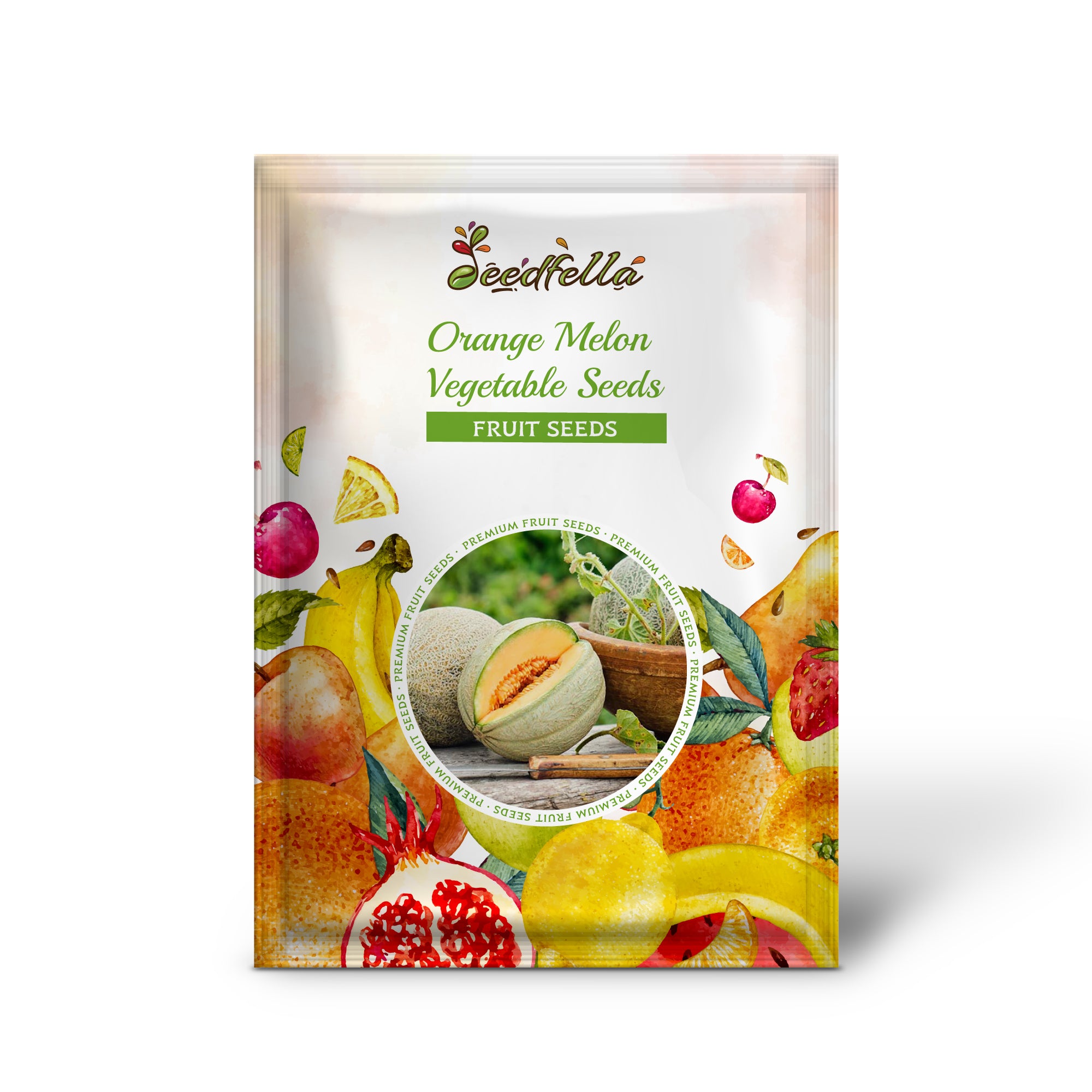 Non-GMO Orange Melon Seeds for Sweet Summer Harvest