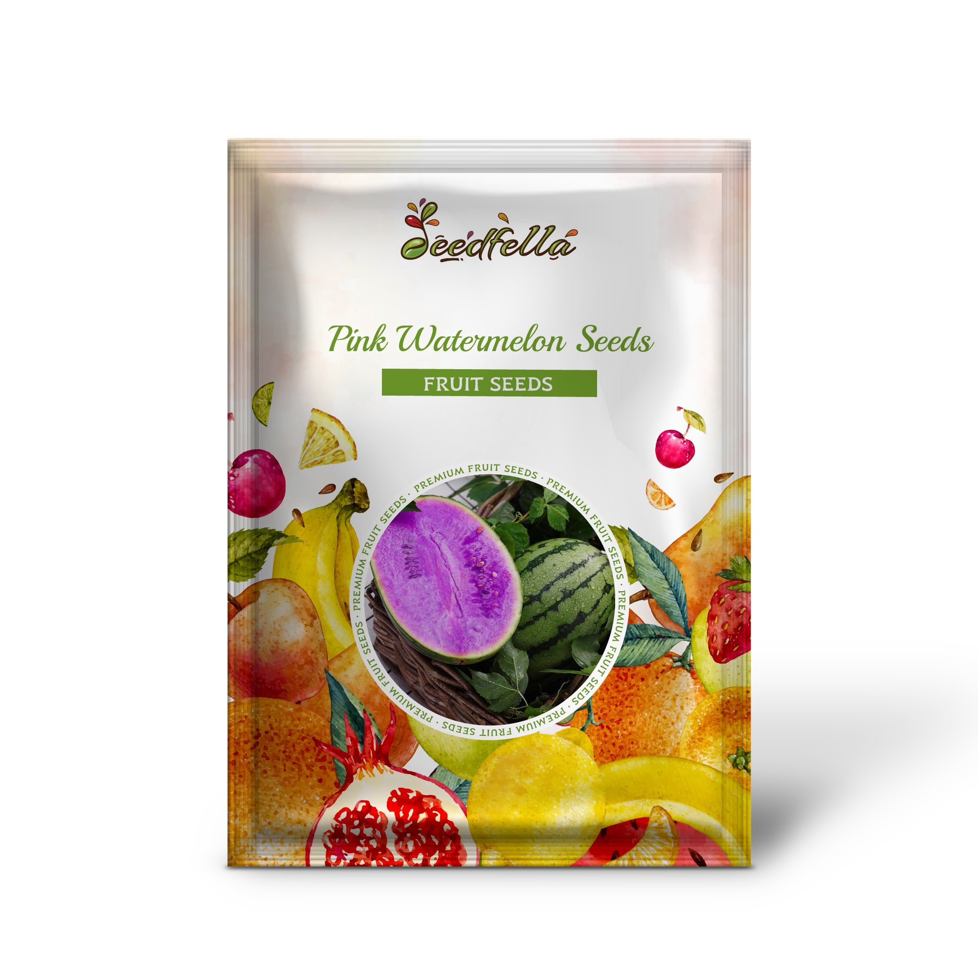 Non-GMO pink watermelon seeds for easy home gardening