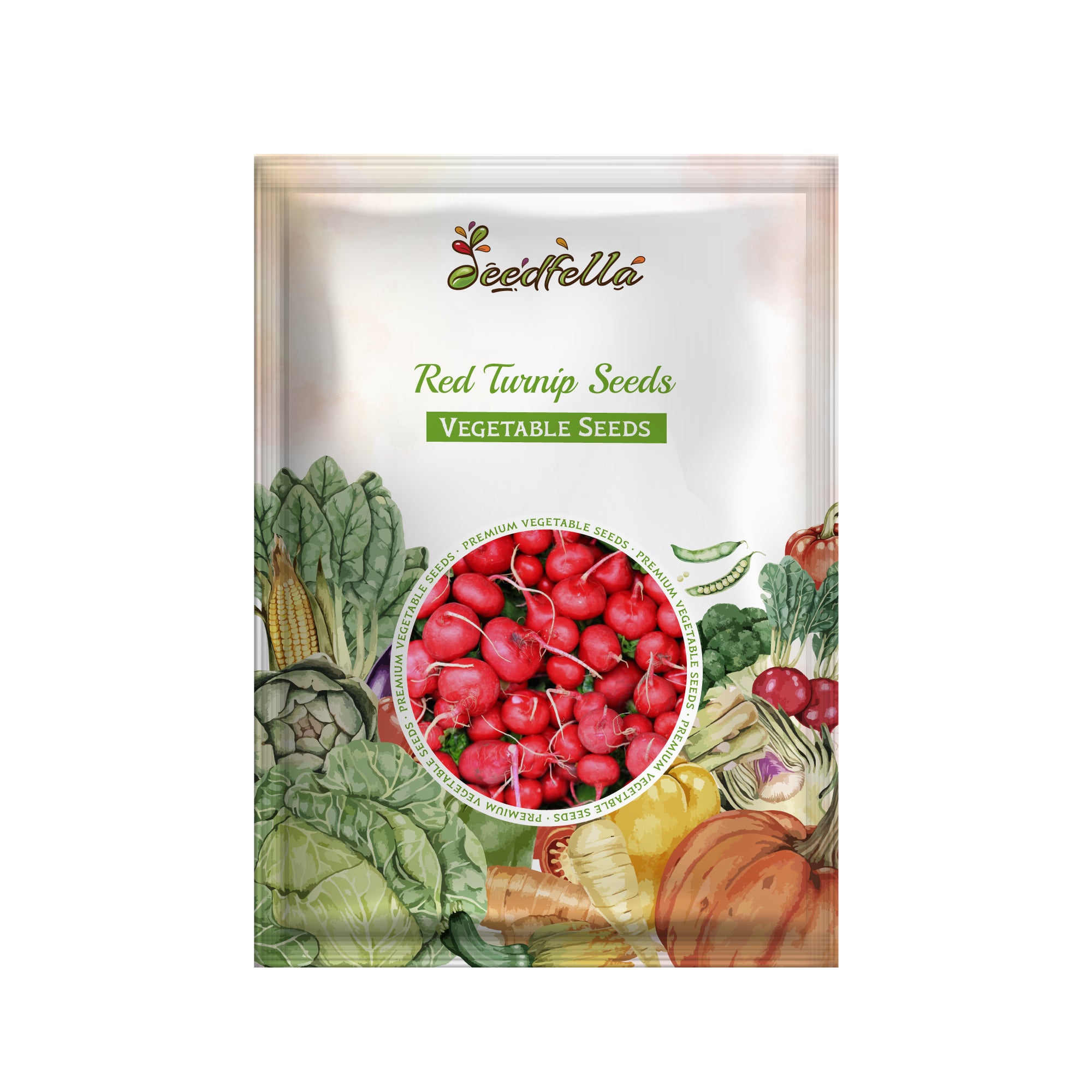 Non GMO red turnip vegetable seeds